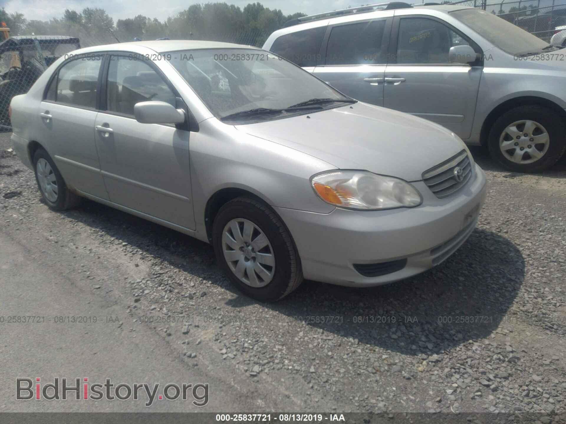 Photo 2T1BR38E43C150266 - TOYOTA COROLLA 2003