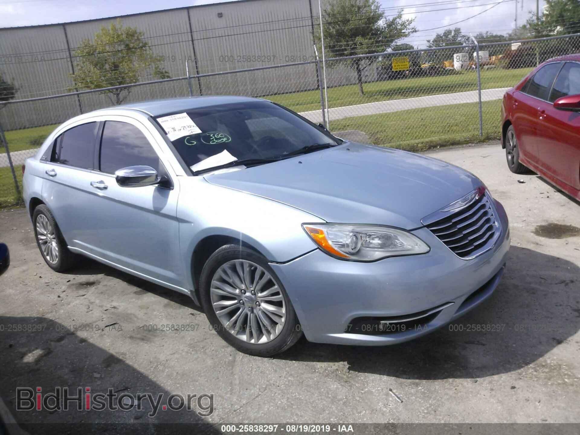 Фотография 1C3CCBCB6CN299065 - CHRYSLER 200 2012
