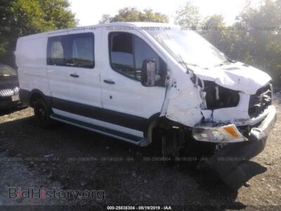 2017 Ford TRANSIT T-250, белый — VIN 1FTYR1ZM2HKB10021, IAAI