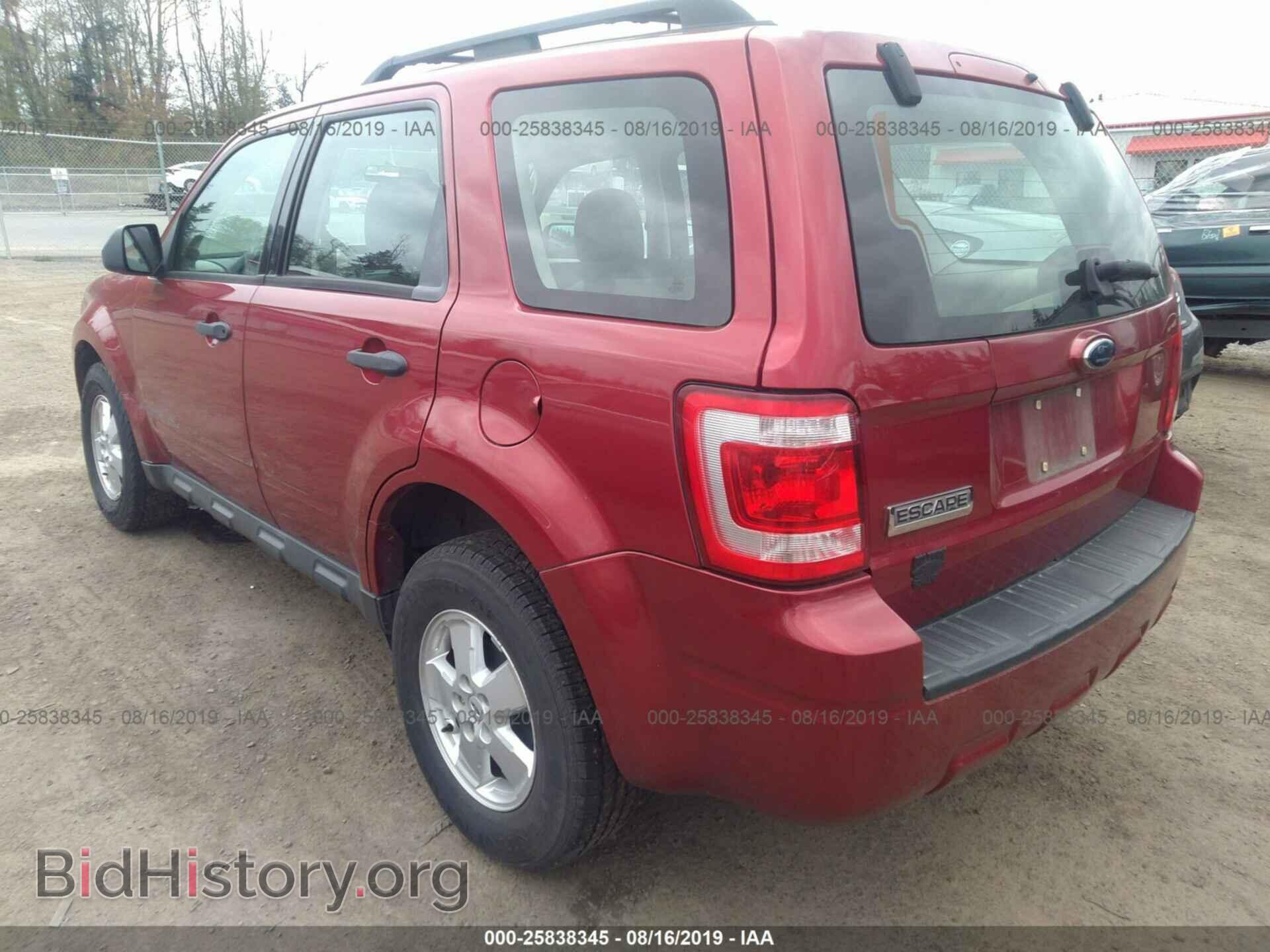 2009 FORD ESCAPE - VIN: 1FMCU02779KA43551 - Фото 3