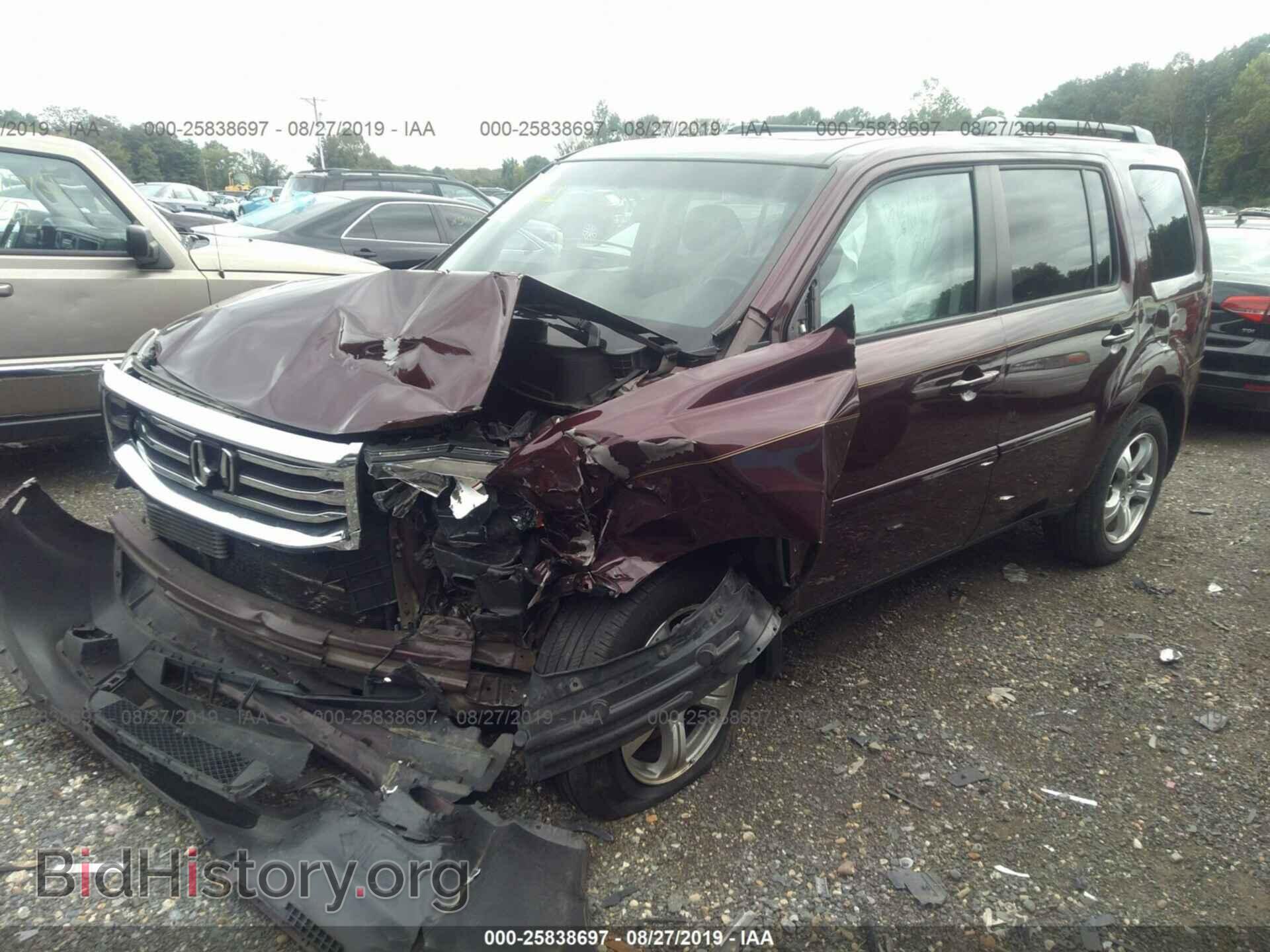 2014 HONDA PILOT - VIN: 5FNYF4H58EB019431 - Photo 2