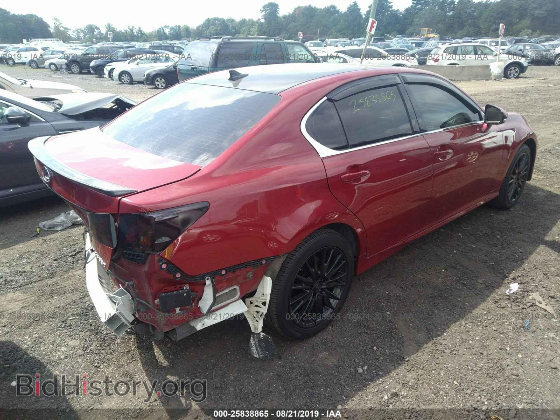 2013 LEXUS GS - VIN: JTHCE1BL0D5008859 - Фото 4