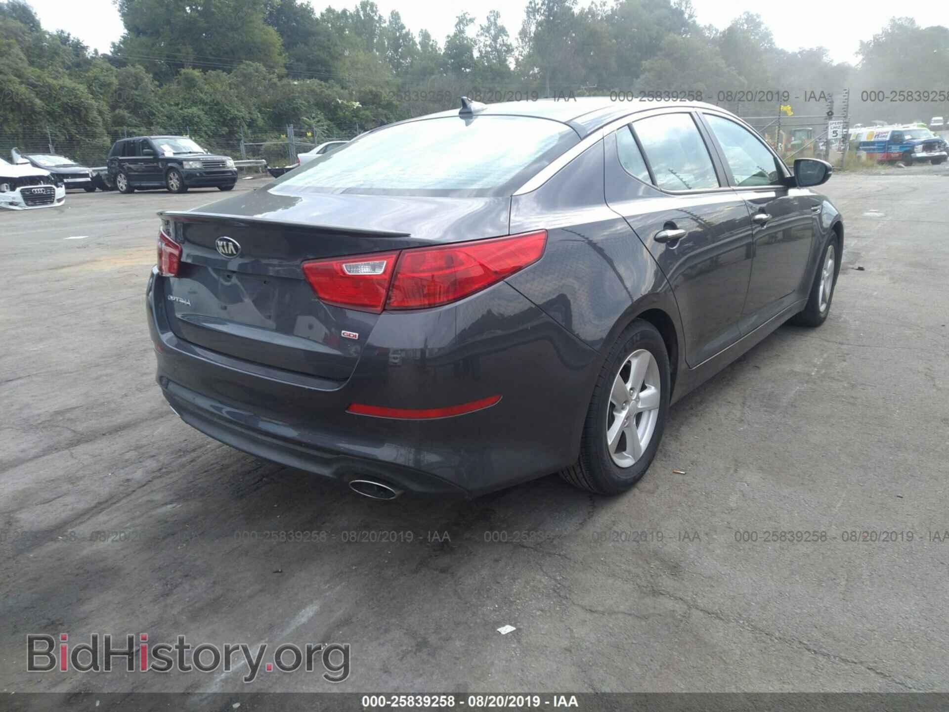 2015 KIA OPTIMA - VIN: KNAGM4A75F5633091 - Photo 4