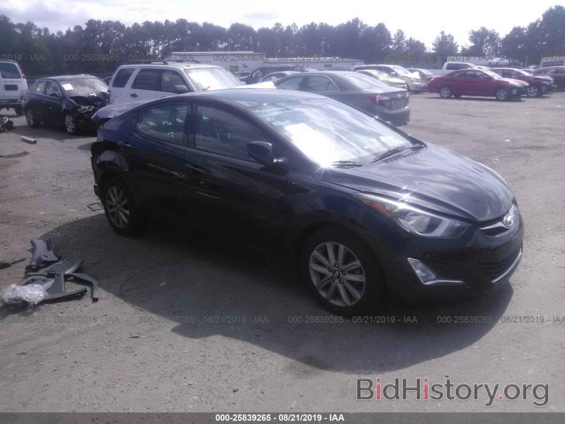 Photo 5NPDH4AE8EH476745 - HYUNDAI ELANTRA 2014