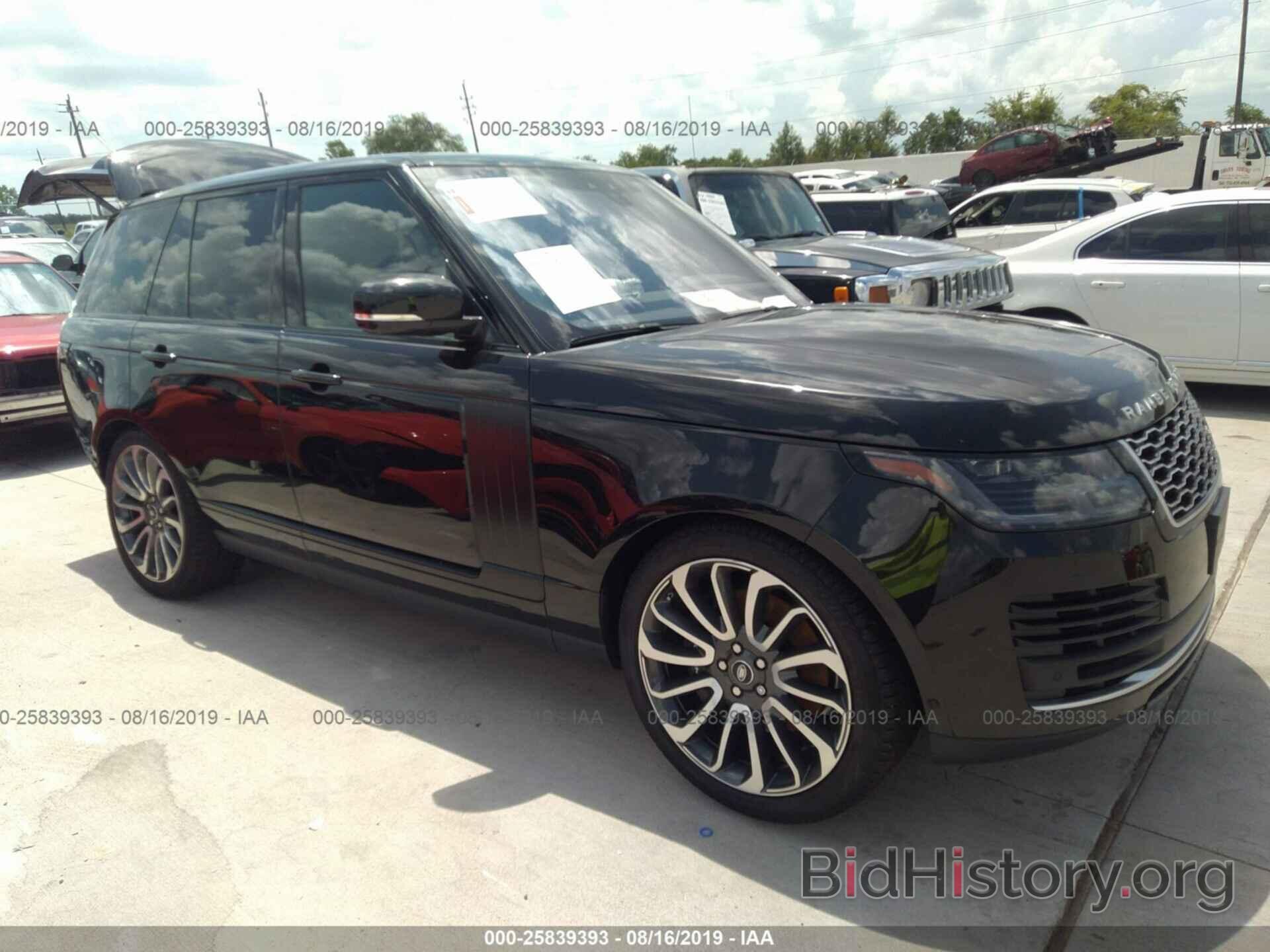 Photo SALGS2SV1KA556563 - LAND ROVER RANGE ROVER 2019