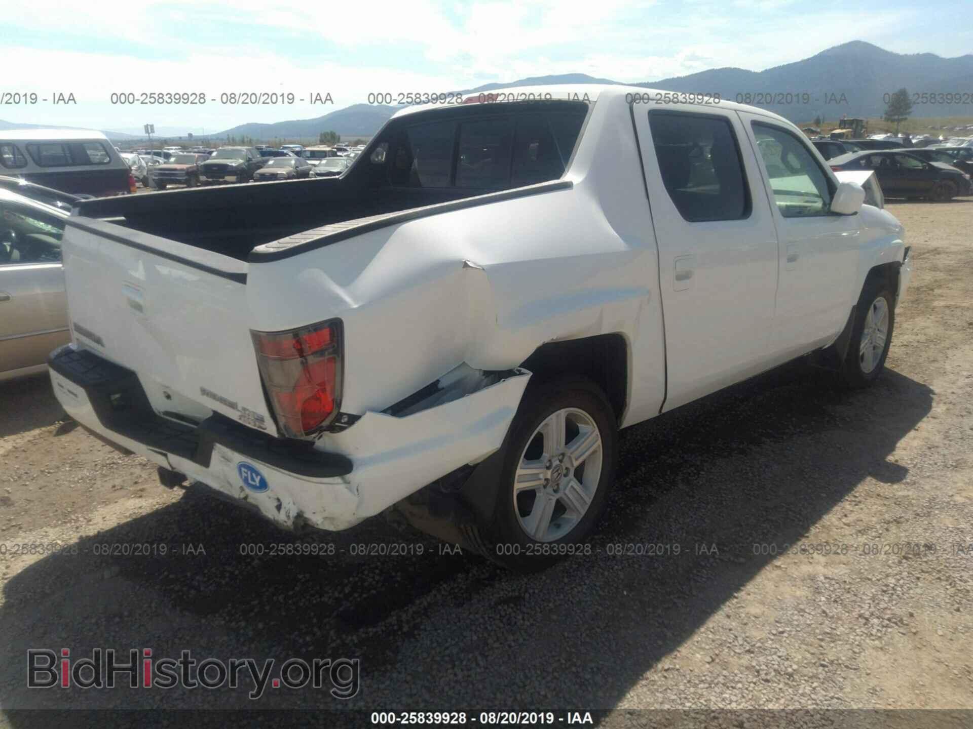 2013 HONDA RIDGELINE - VIN: 5FPYK1F51DB006927 - Фото 4