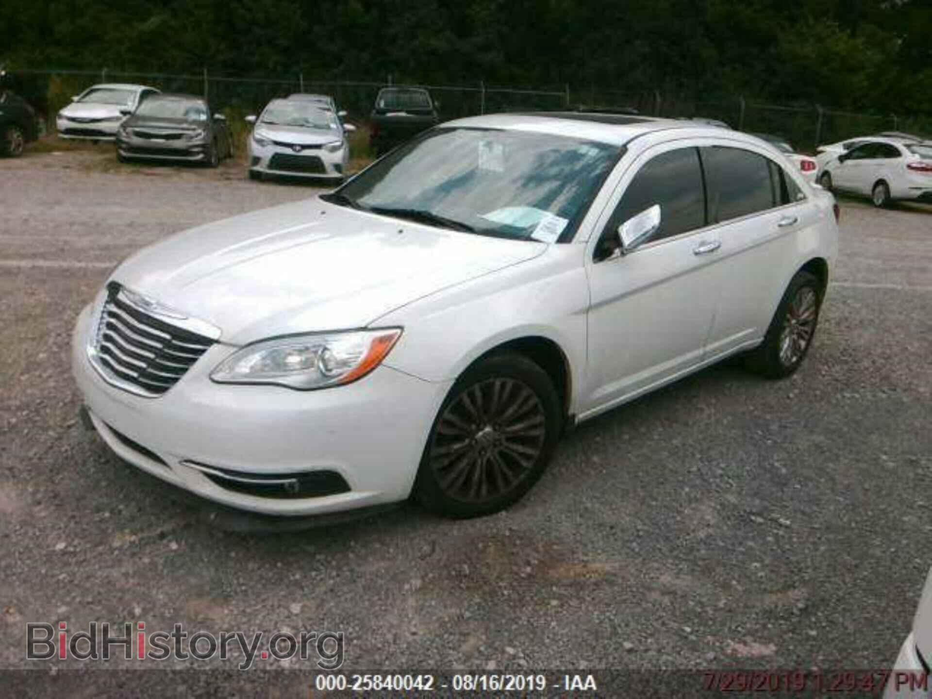 Фотография 1C3CCBCG0CN197336 - CHRYSLER 200 2012