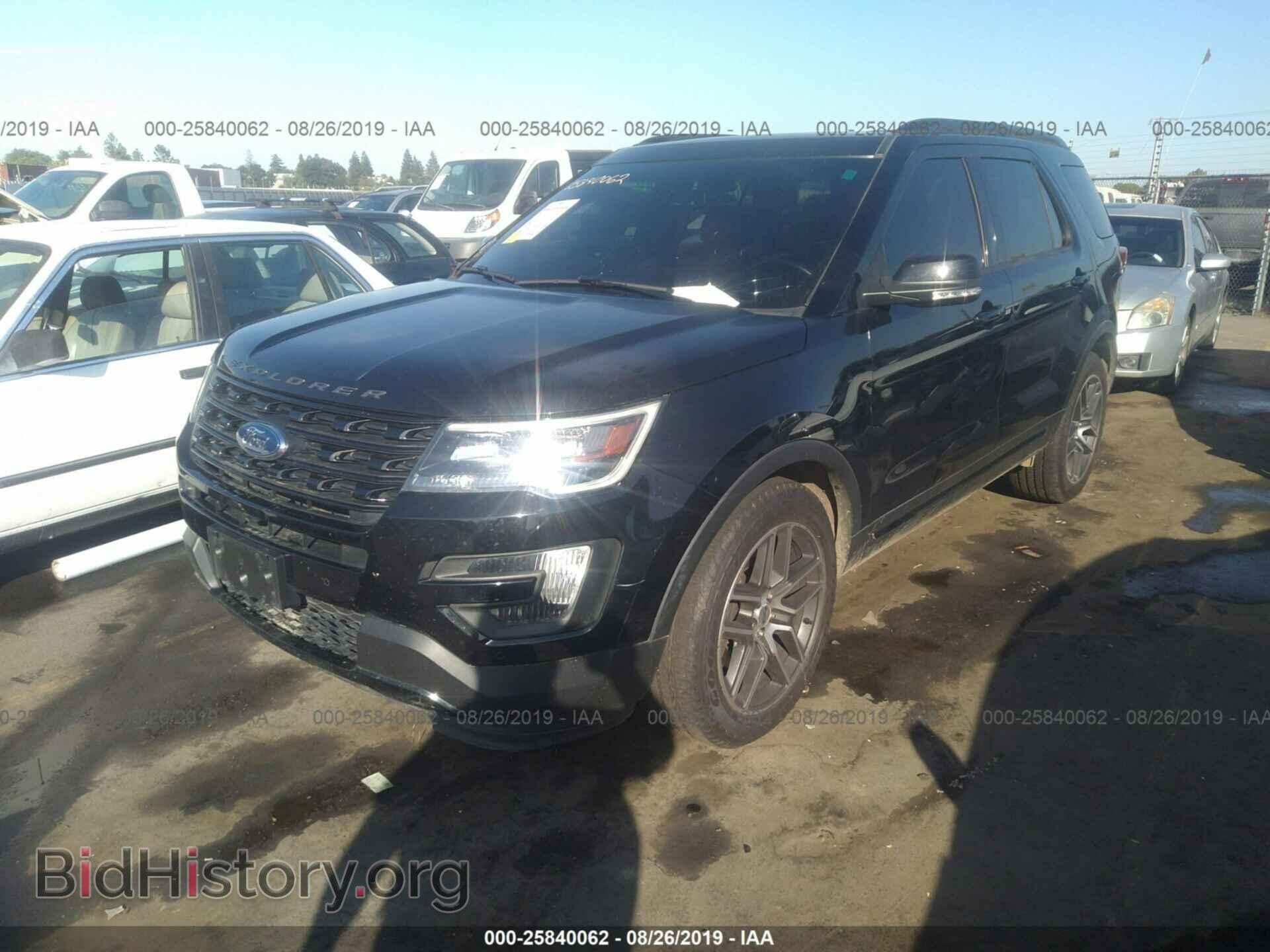2016 FORD EXPLORER - VIN: 1FM5K8GT3GGA49625 - Фото 2