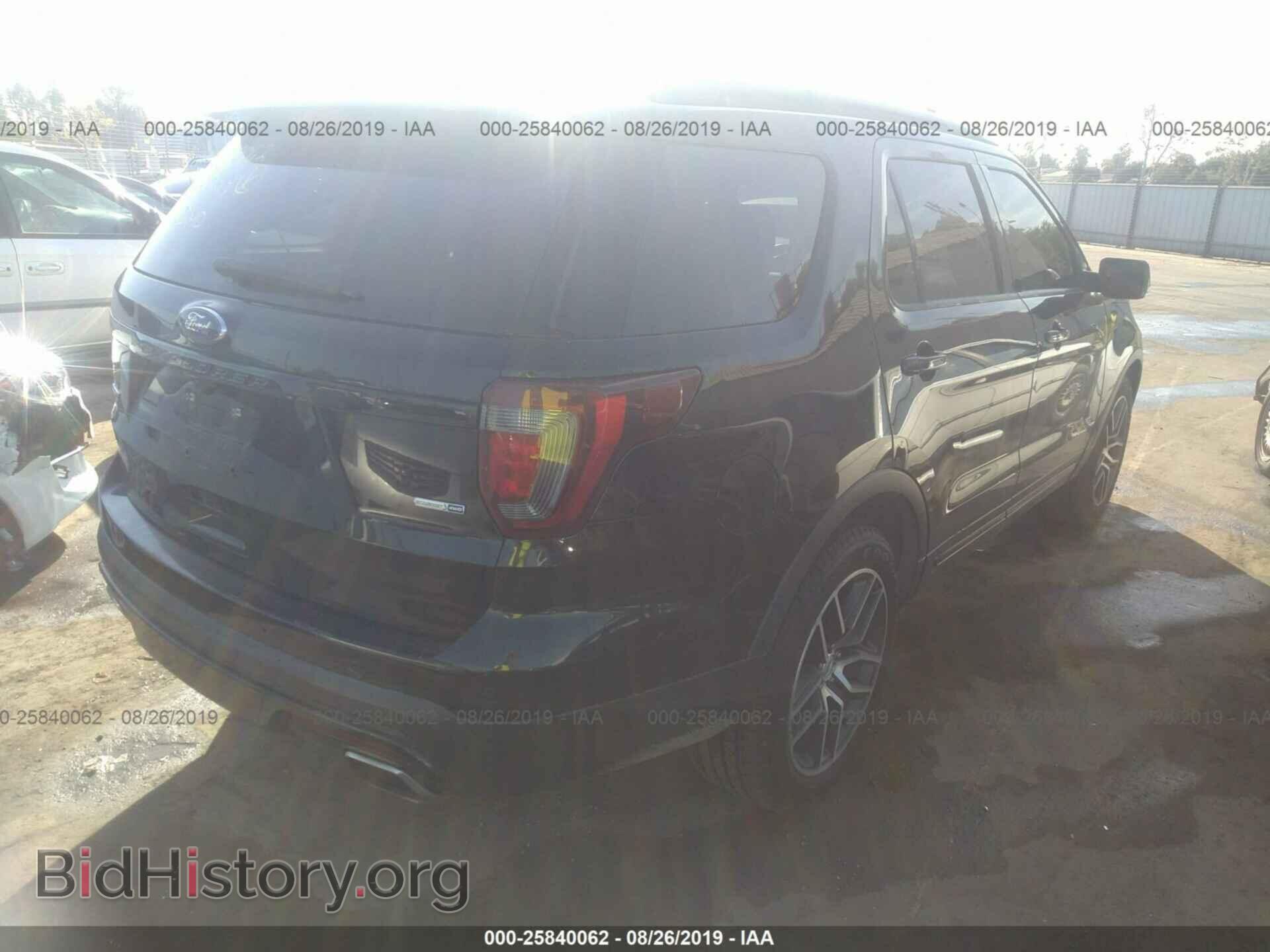 2016 FORD EXPLORER - VIN: 1FM5K8GT3GGA49625 - Фото 4