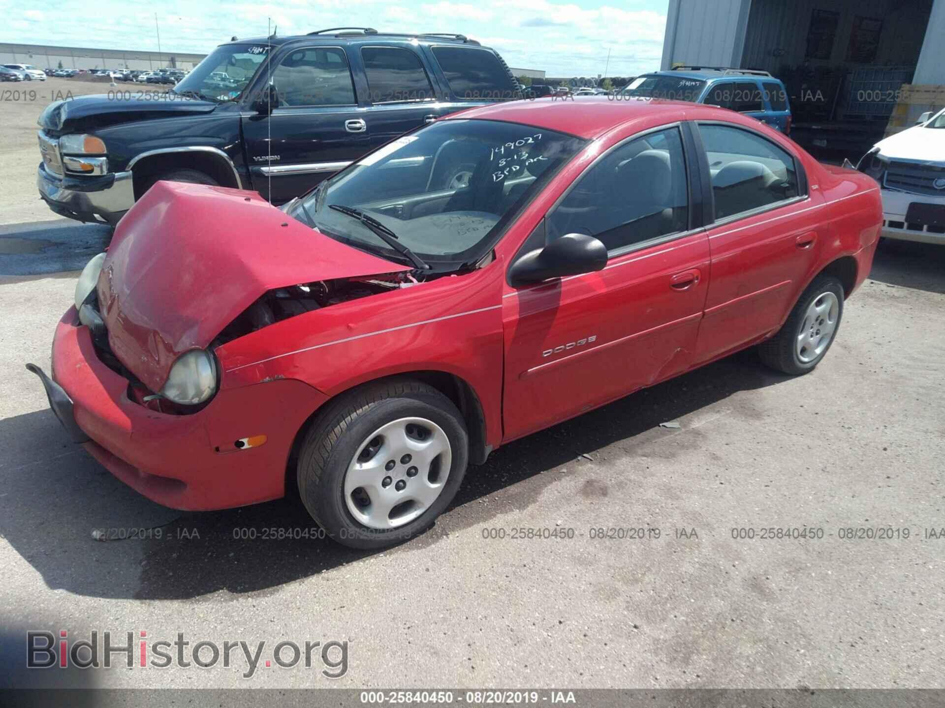 2001 DODGE NEON - VIN: 1B3ES46C71D200412 - Фото 2