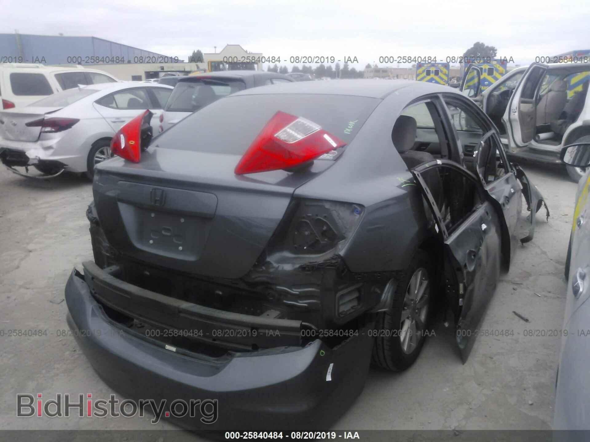 2012 HONDA CIVIC - VIN: 19XFB2F86CE318844 - Фото 4
