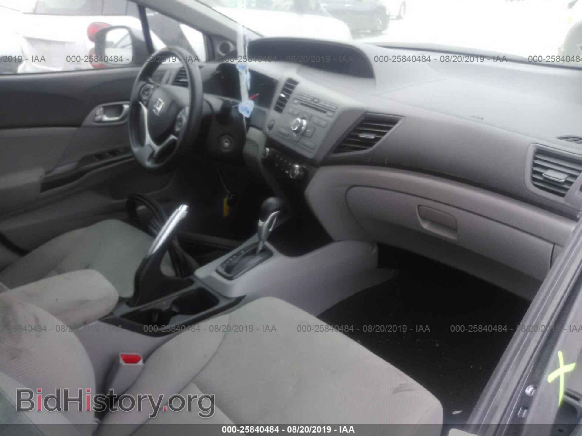 2012 HONDA CIVIC - VIN: 19XFB2F86CE318844 - Фото 5
