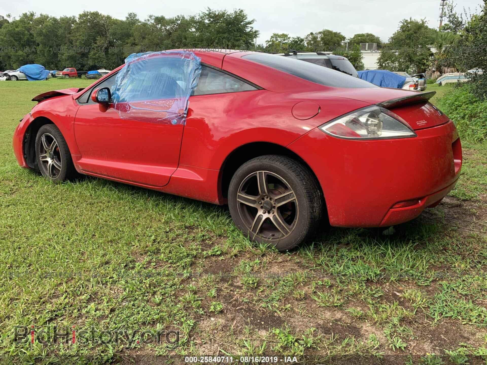 2007 MITSUBISHI ECLIPSE - VIN: 4A3AK24F07E066292 - Фото 3
