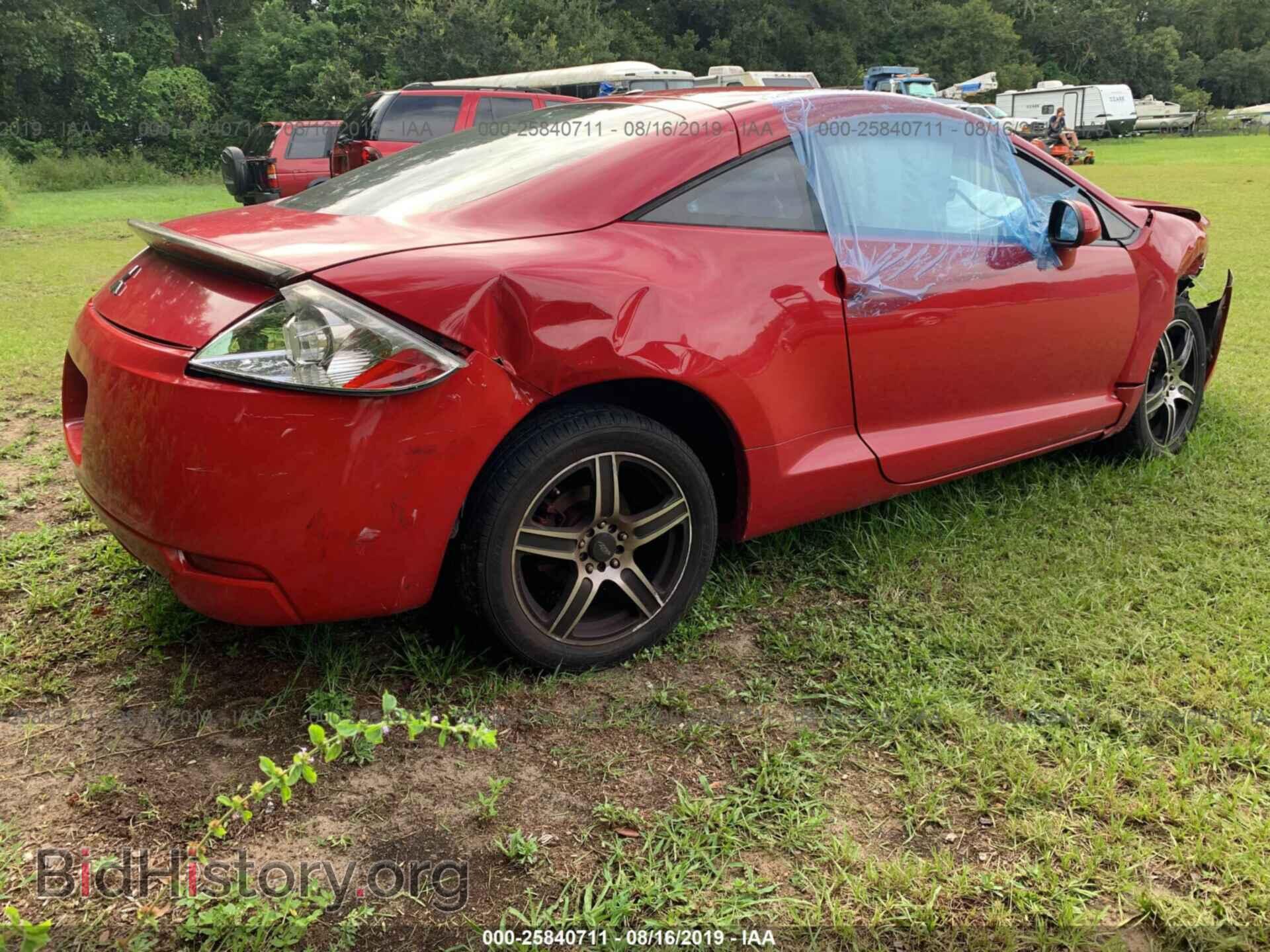 2007 MITSUBISHI ECLIPSE - VIN: 4A3AK24F07E066292 - Фото 4