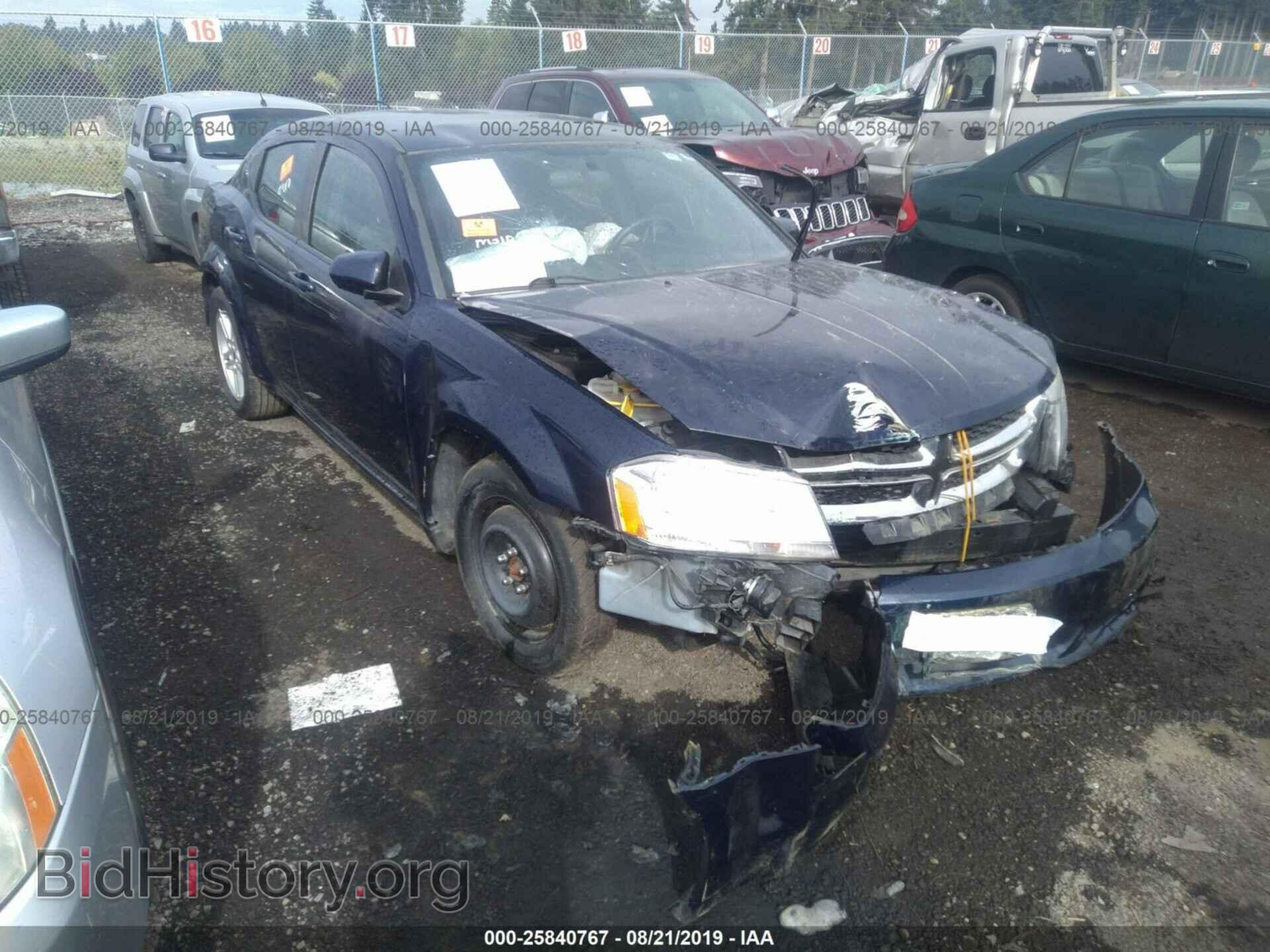 Photo 1C3CDZCB8DN625357 - DODGE AVENGER 2013