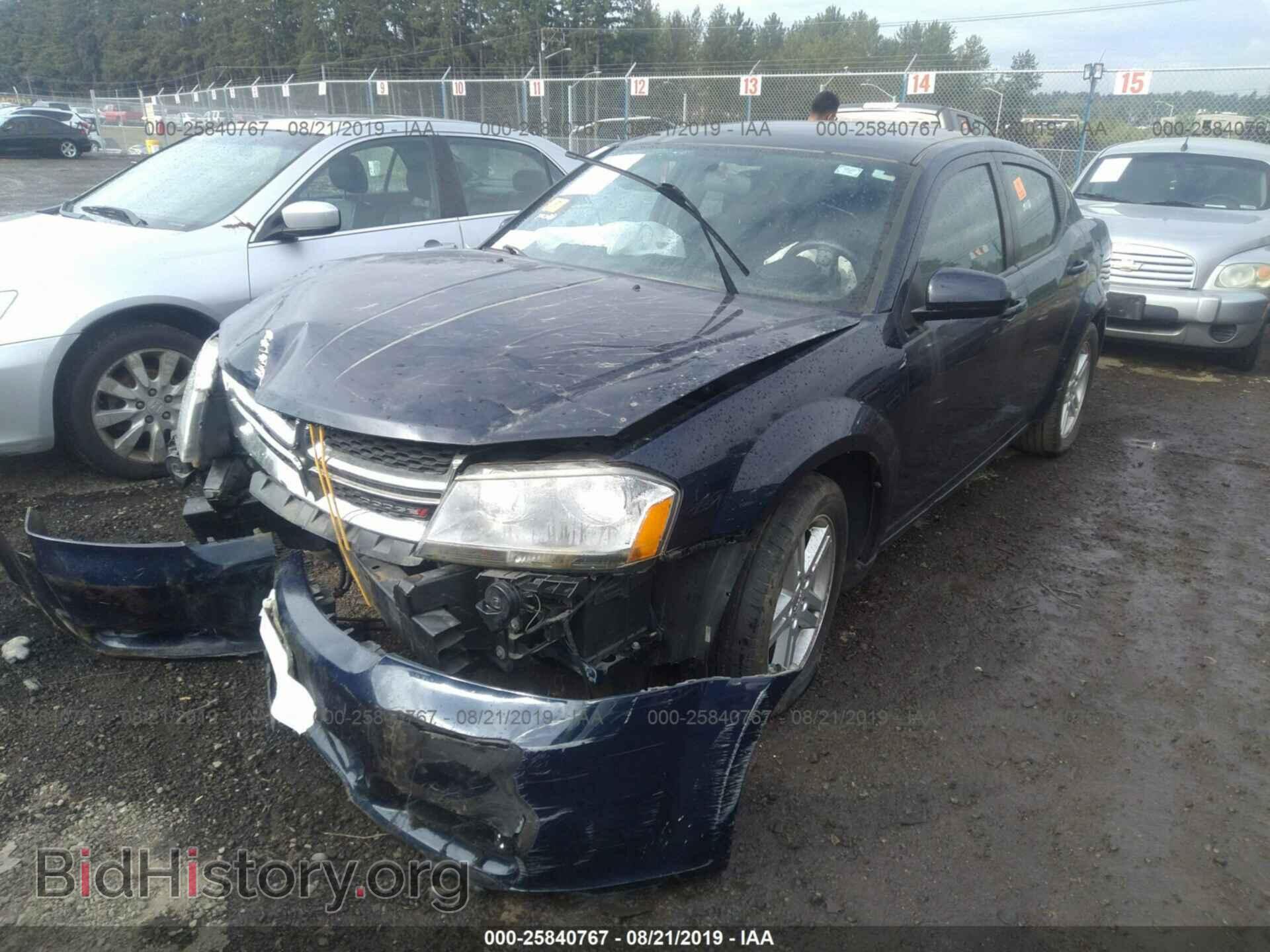 2013 DODGE AVENGER - VIN: 1C3CDZCB8DN625357 - Фото 2