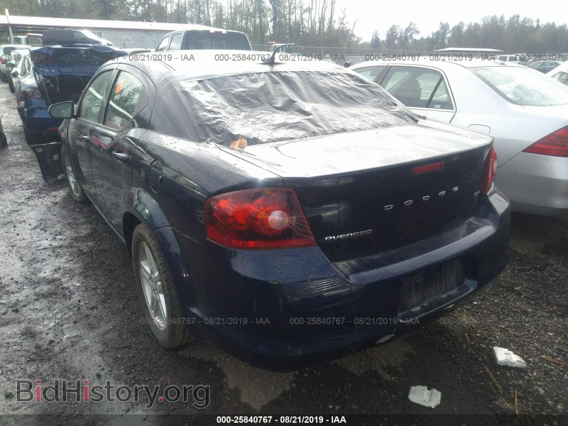 2013 DODGE AVENGER - VIN: 1C3CDZCB8DN625357 - Фото 3