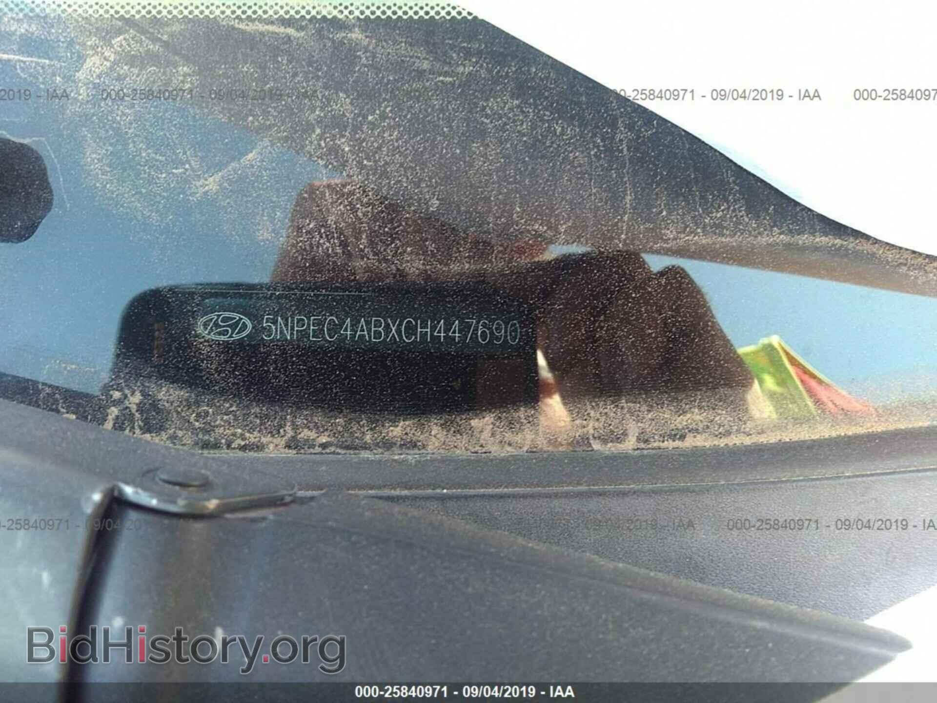 2012 HYUNDAI SONATA - VIN: 5NPEC4ABXCH447690 - Фото 9