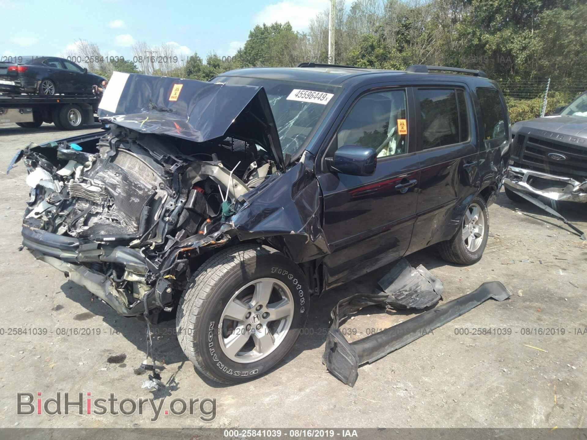 2011 HONDA PILOT - VIN: 5FNYF4H61BB024765 - Фото 2