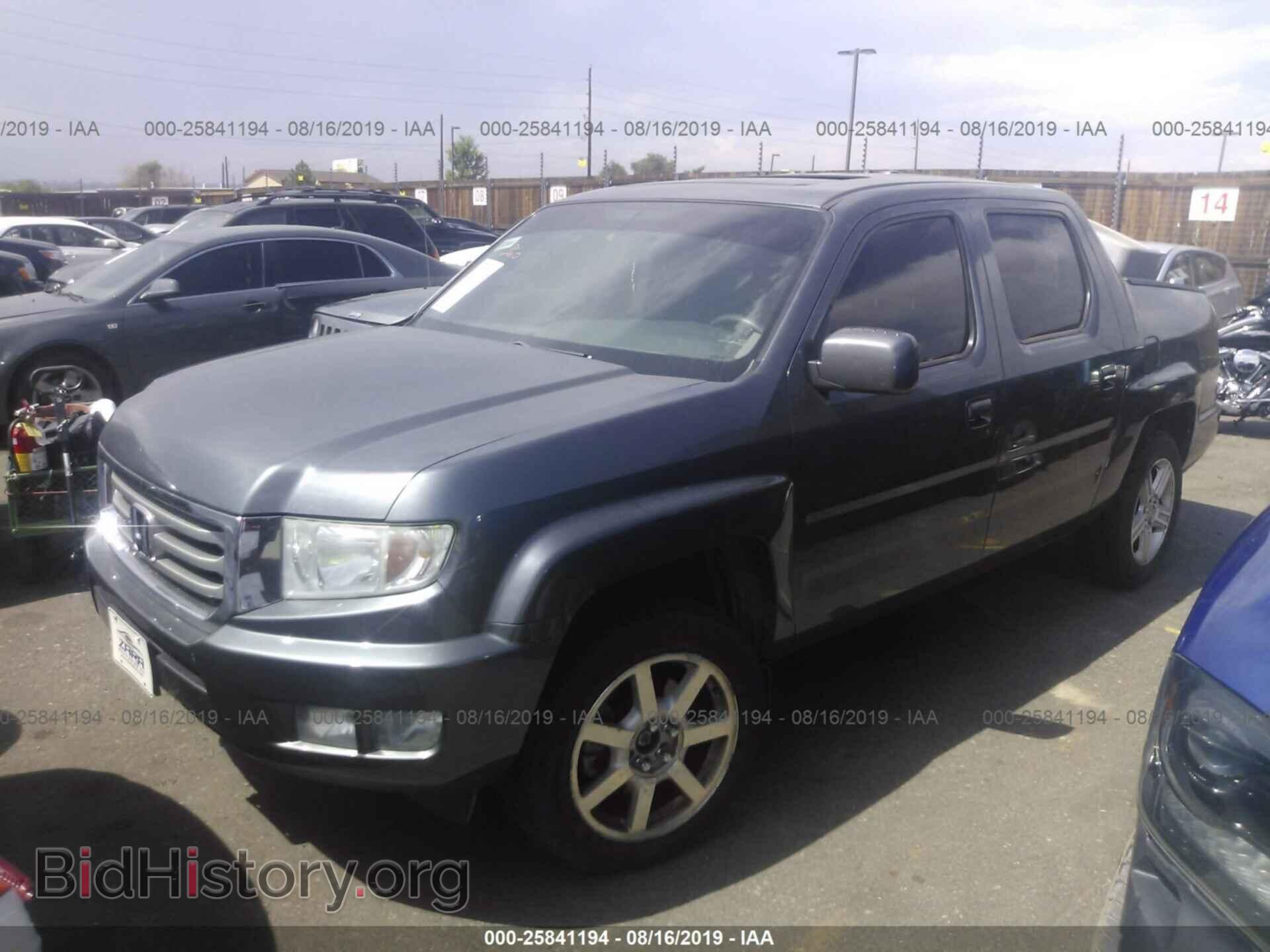 2013 HONDA RIDGELINE - VIN: 5FPYK1F55DB007787 - Фото 2