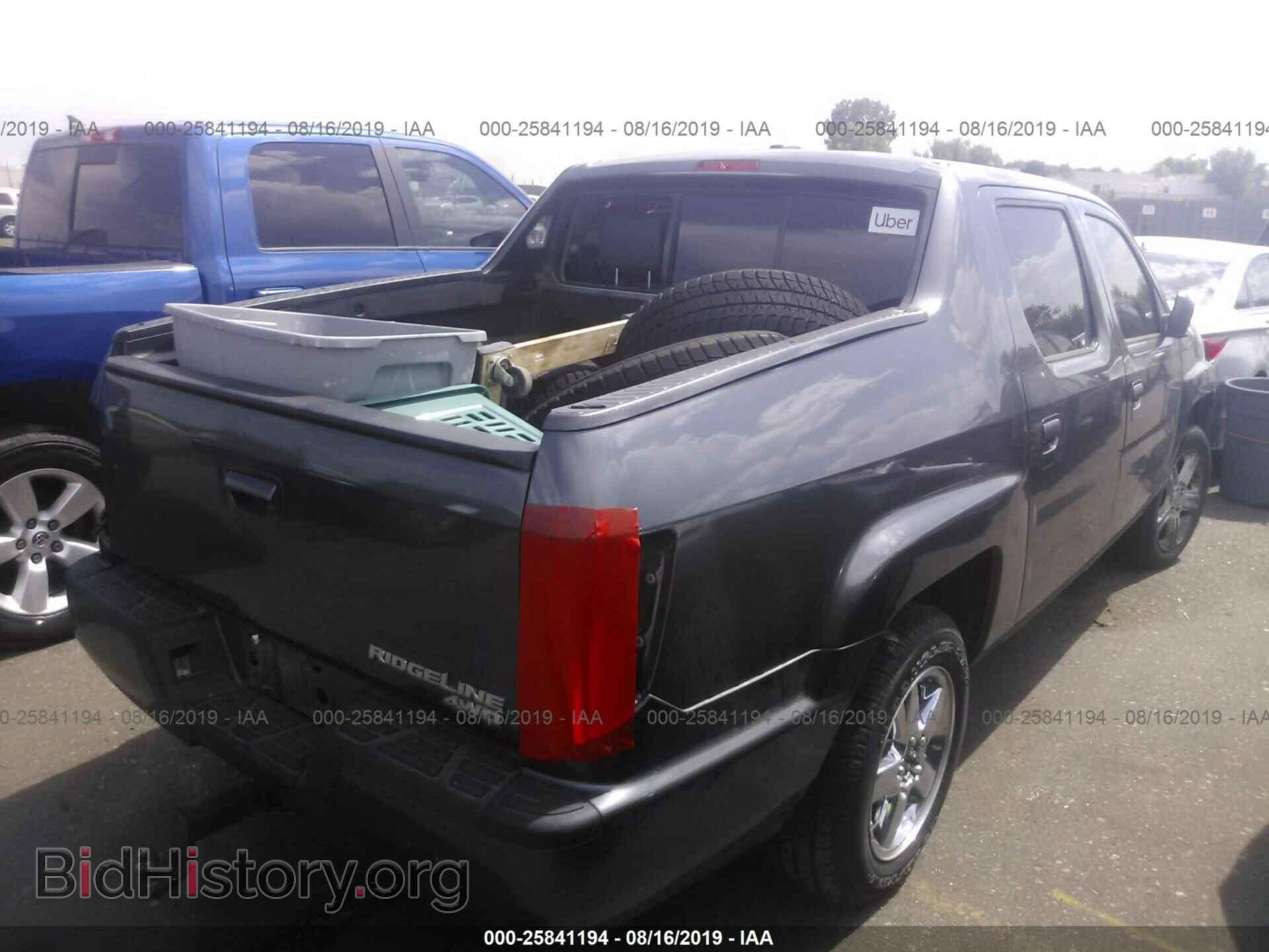2013 HONDA RIDGELINE - VIN: 5FPYK1F55DB007787 - Фото 4