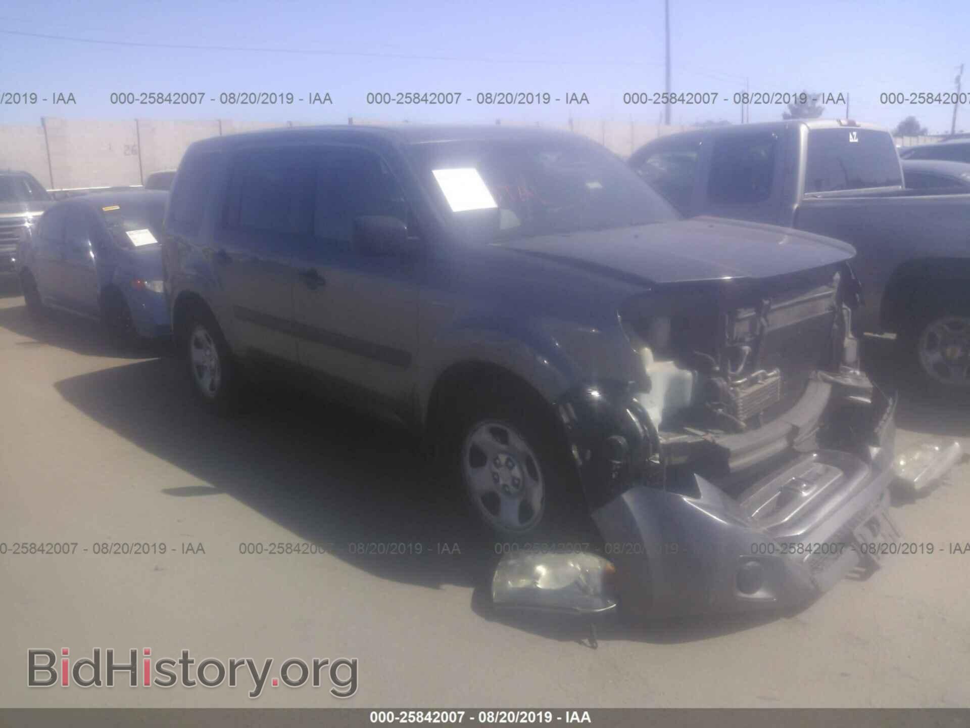 Фотография 5FNYF3H25BB046792 - HONDA PILOT 2011