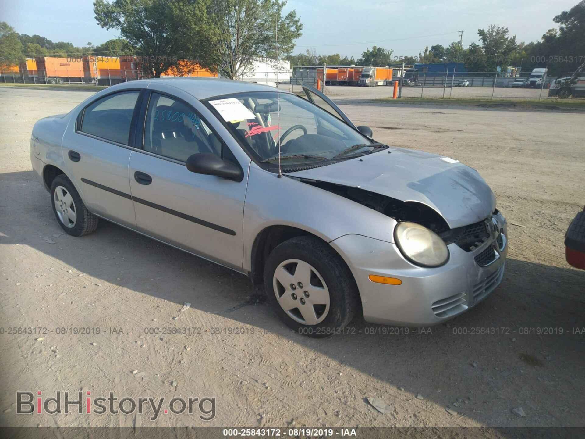 Photo 1B3ES26C95D152440 - DODGE NEON 2005