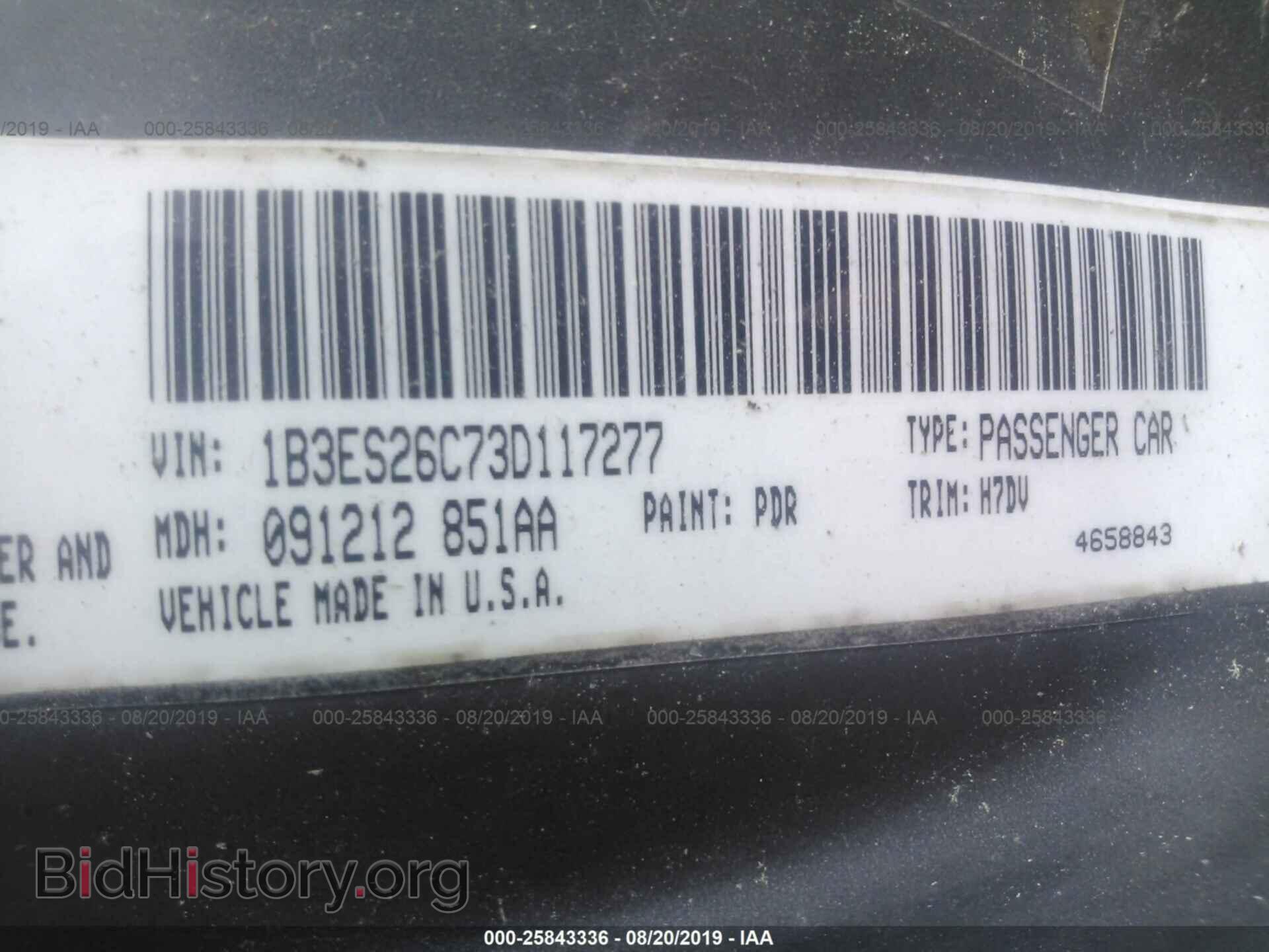 2003 DODGE NEON - VIN: 1B3ES26C73D117277 - Фото 9