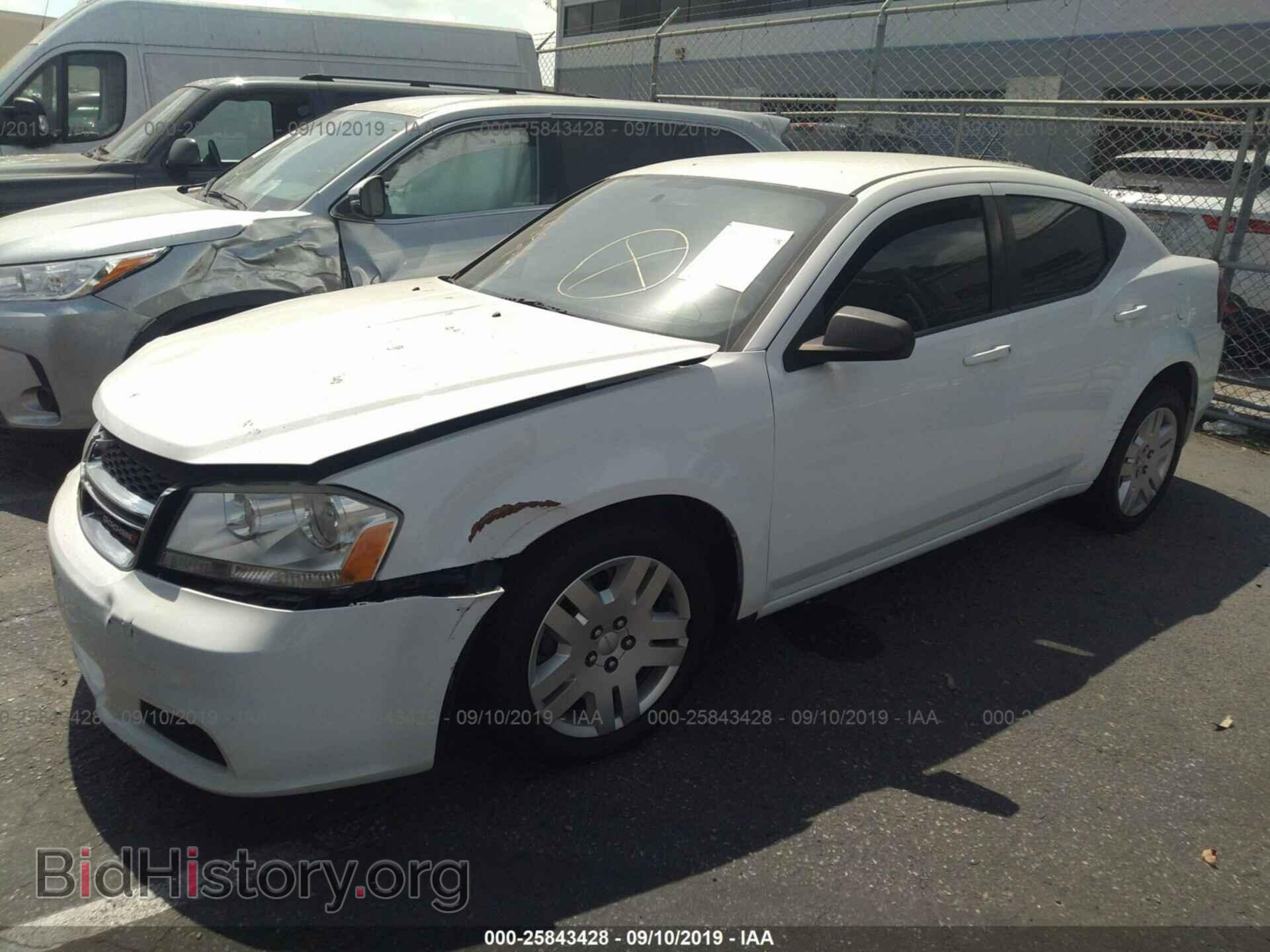 2013 DODGE AVENGER - VIN: 1C3CDZAB5DN582955 - Фото 2