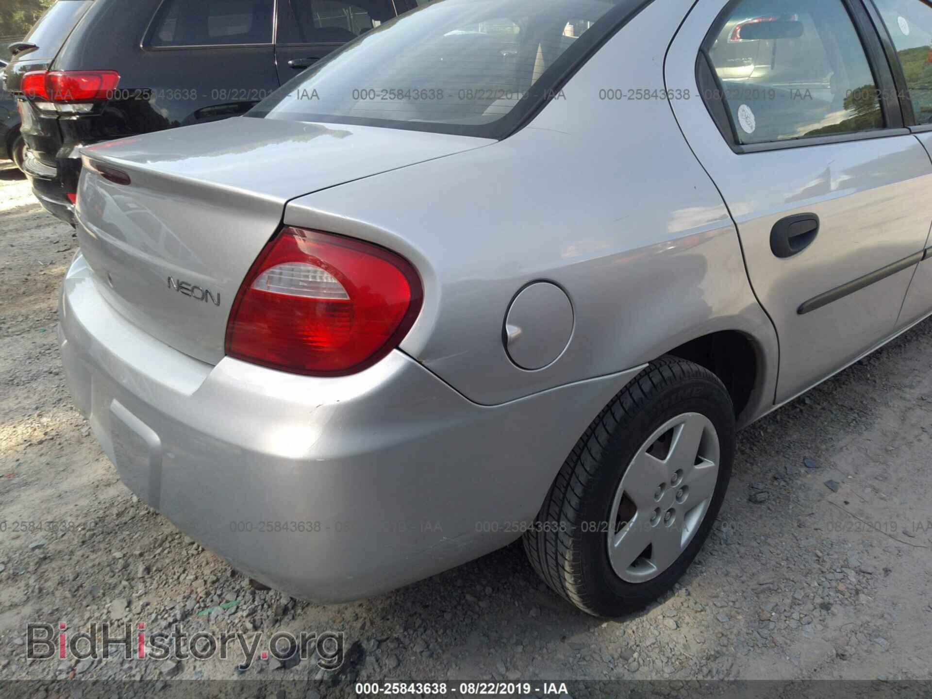 2005 DODGE NEON - VIN: 1B3EF26C55B101744 - Фото 4