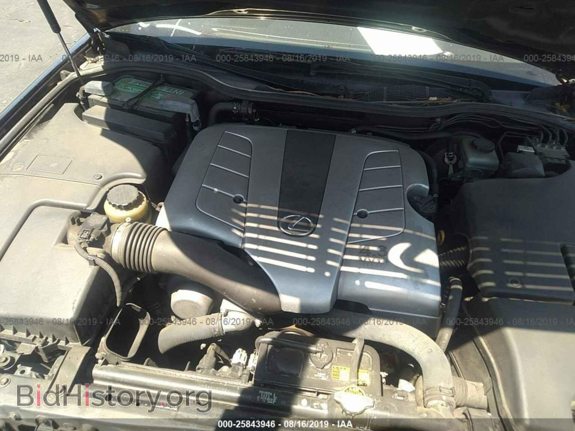 2004 LEXUS LS - VIN: JTHBN36F440123831 - Фото 10
