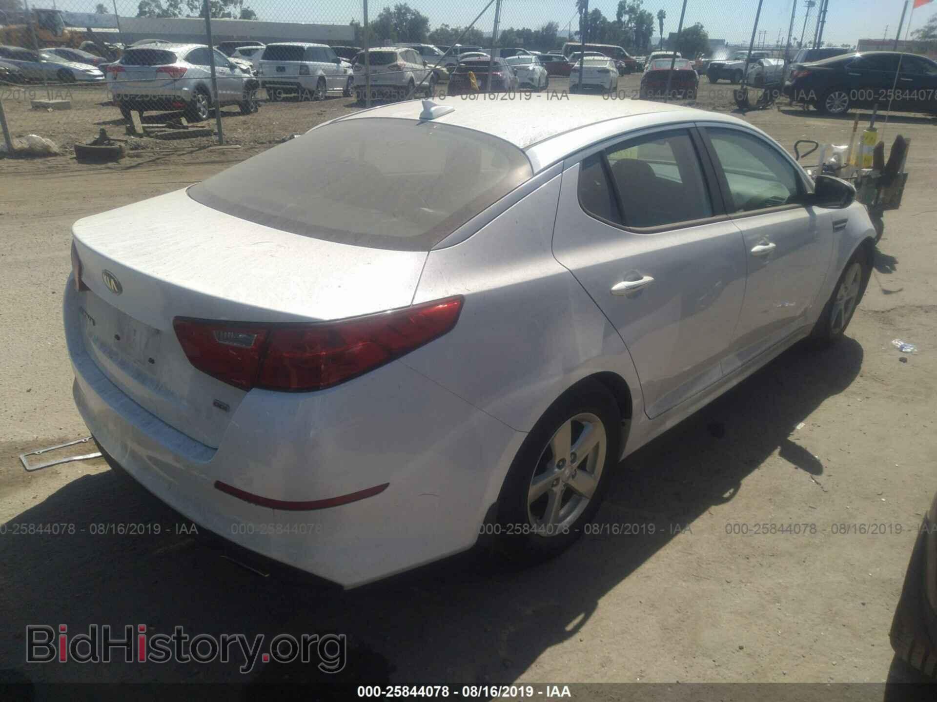 2015 KIA OPTIMA - VIN: KNAGM4A73F5587003 - Photo 4