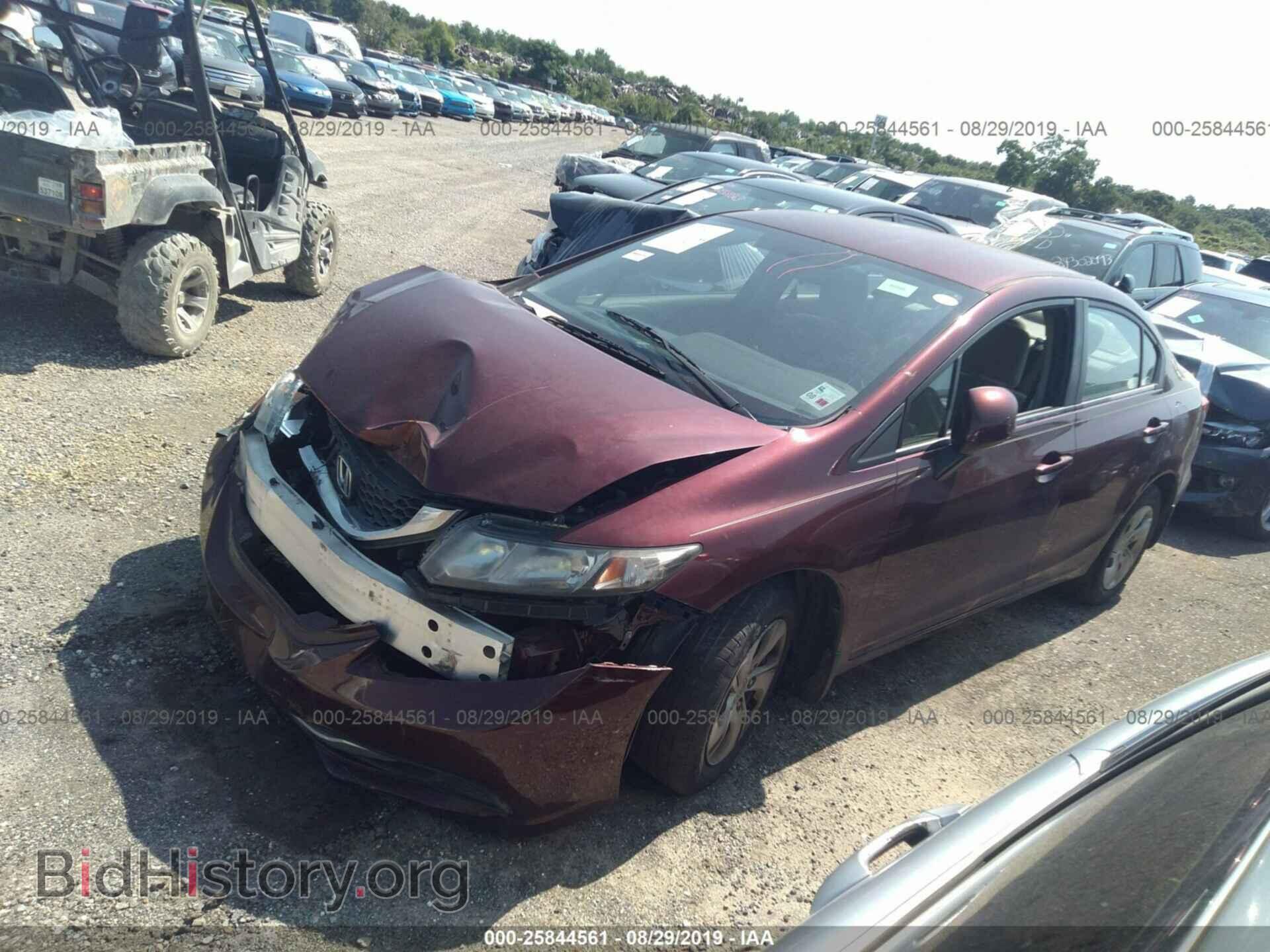 2013 HONDA CIVIC - VIN: 2HGFB2F56DH507555 - Фото 2