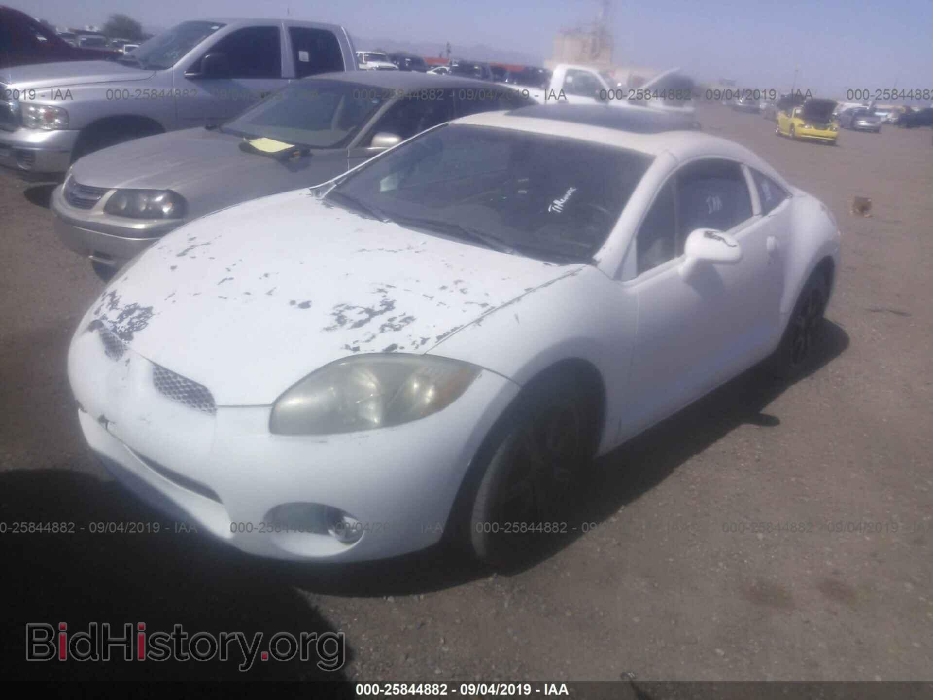 2006 MITSUBISHI ECLIPSE - VIN: 4A3AK34T86E002737 - Фото 2
