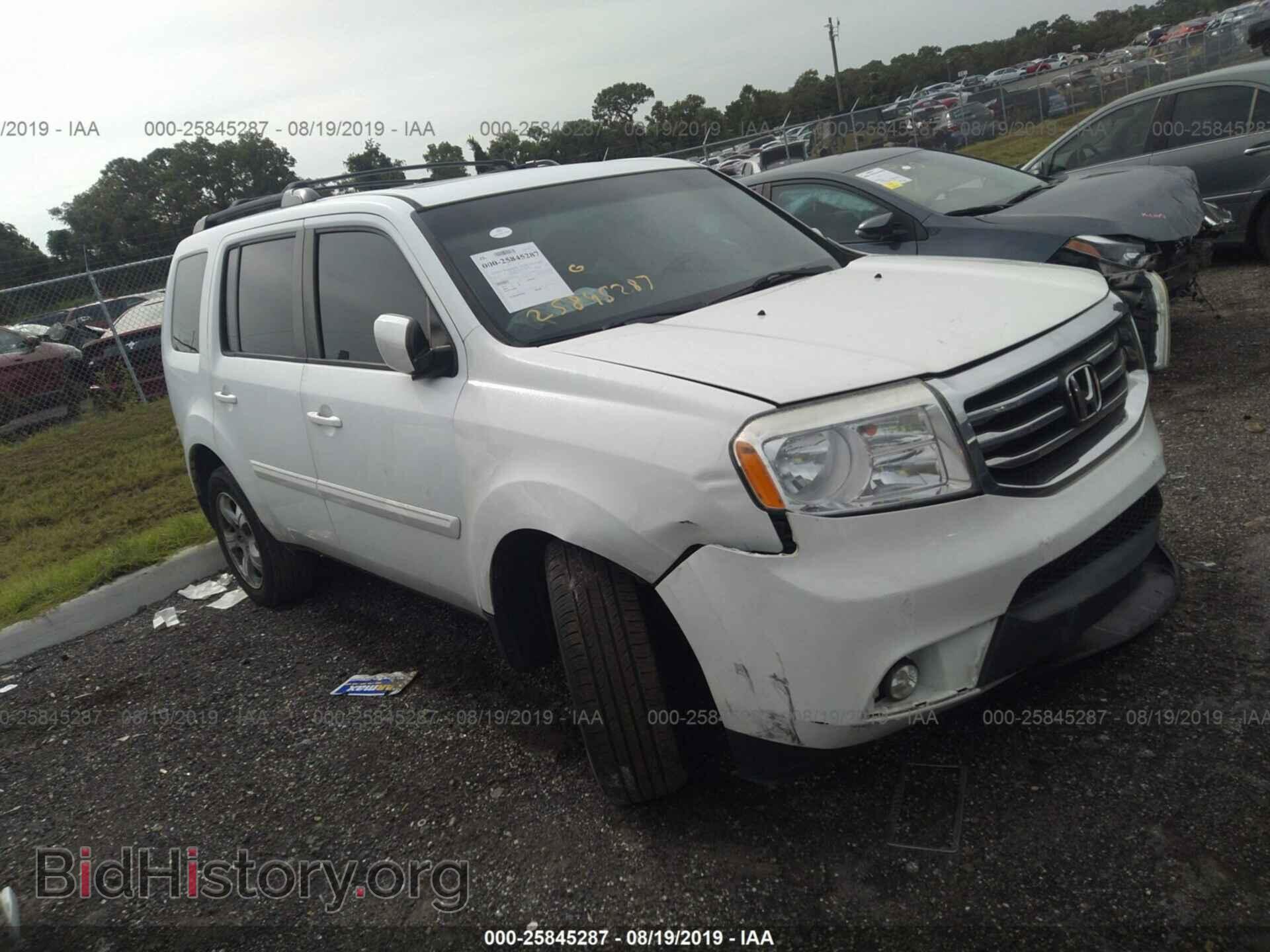 Фотография 5FNYF4H54CB062323 - HONDA PILOT 2012