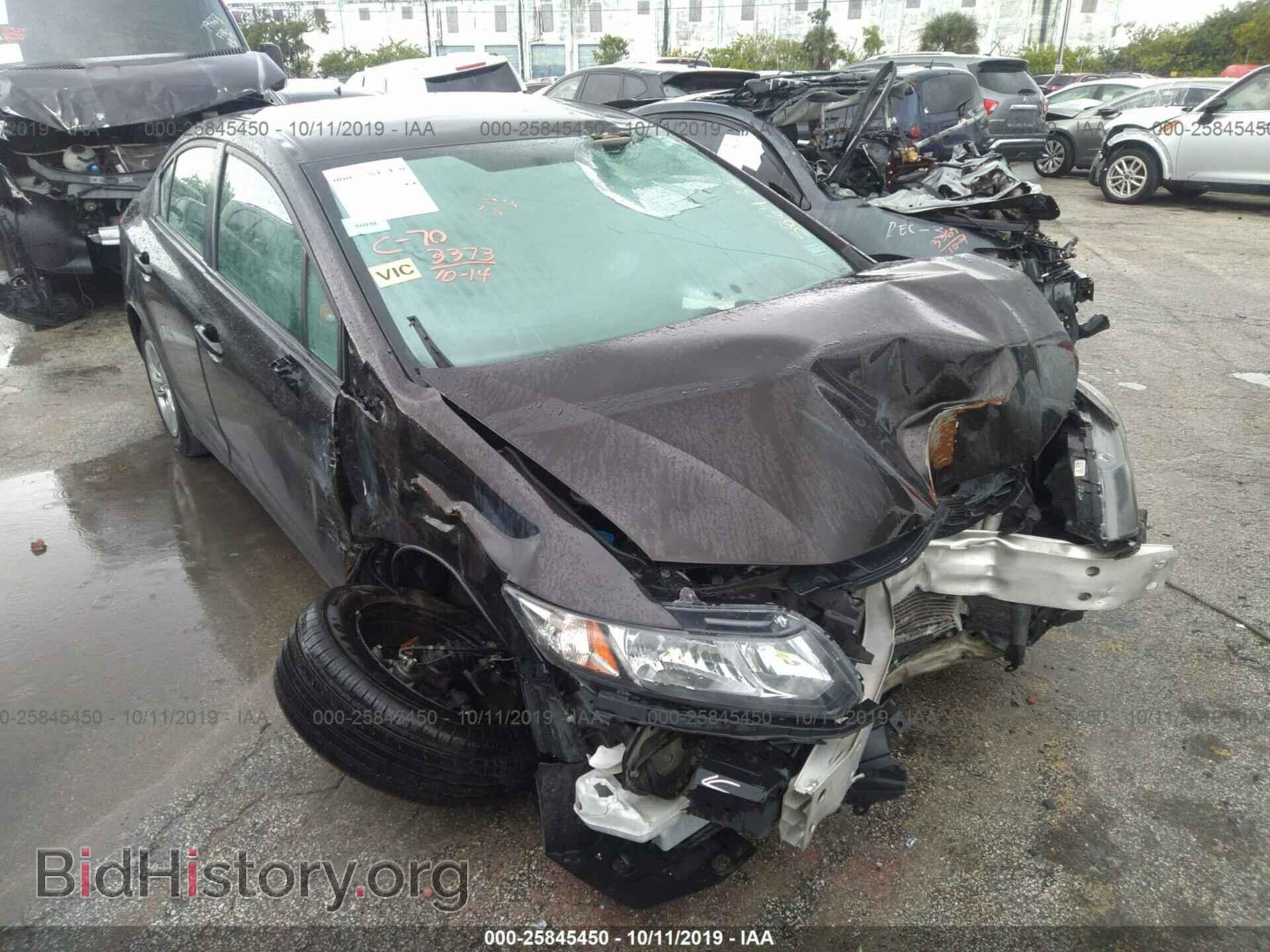 Фотография 2HGFB2F58DH586436 - HONDA CIVIC 2013
