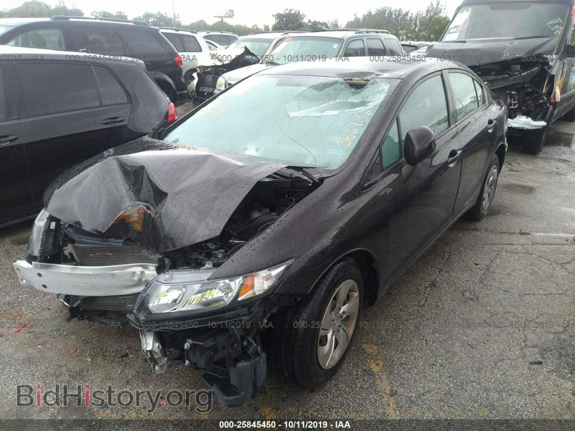 2013 HONDA CIVIC - VIN: 2HGFB2F58DH586436 - Photo 2