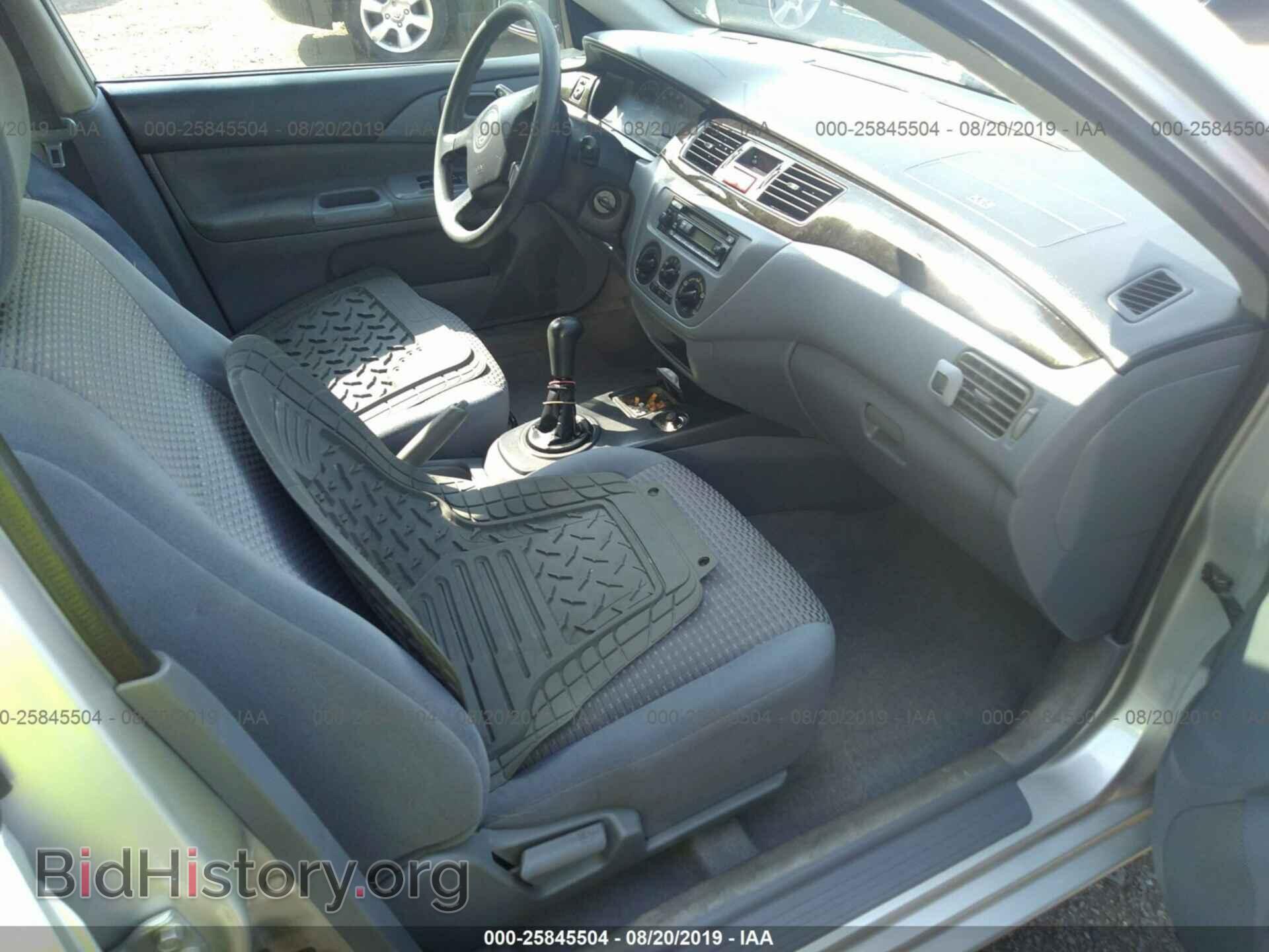 2003 MITSUBISHI LANCER - VIN: JA3AJ26E73U045464 - Фото 5