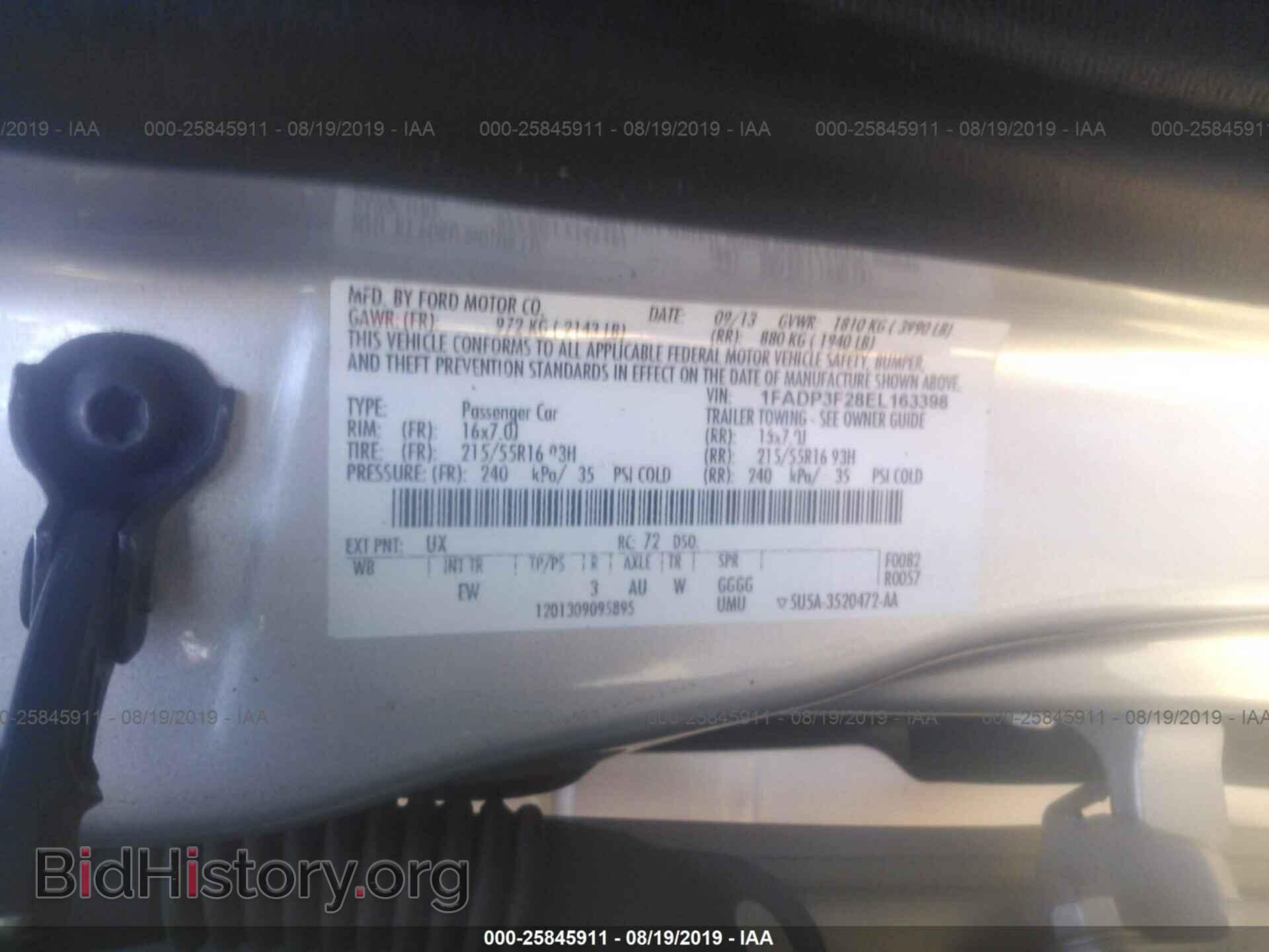 2014 FORD FOCUS - VIN: 1FADP3F28EL163398 - Photo 9