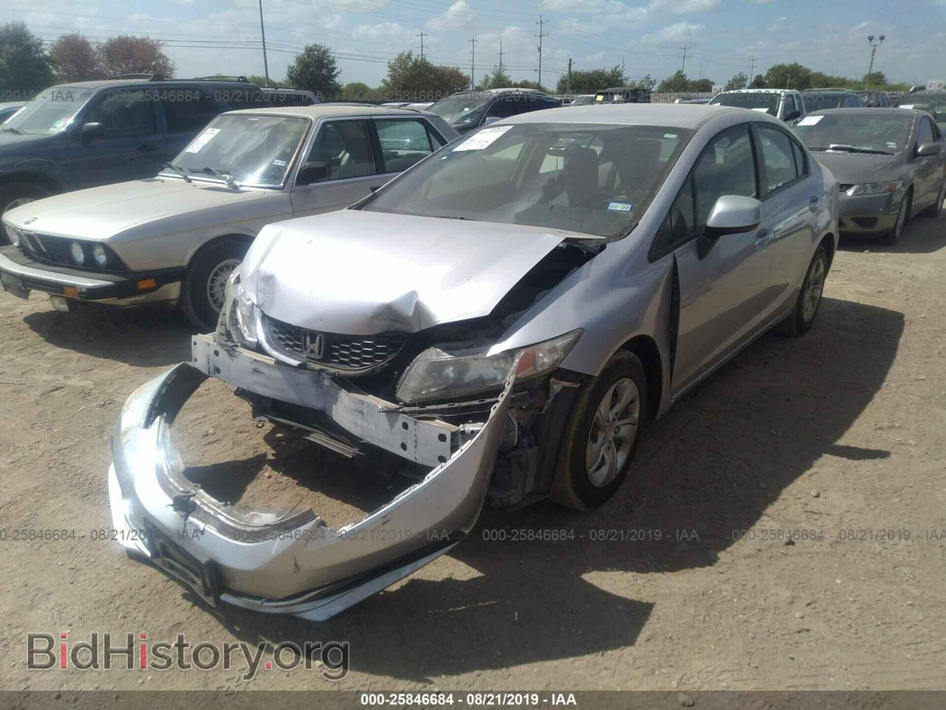 2013 HONDA CIVIC - VIN: 2HGFB2F50DH503470 - Фото 2