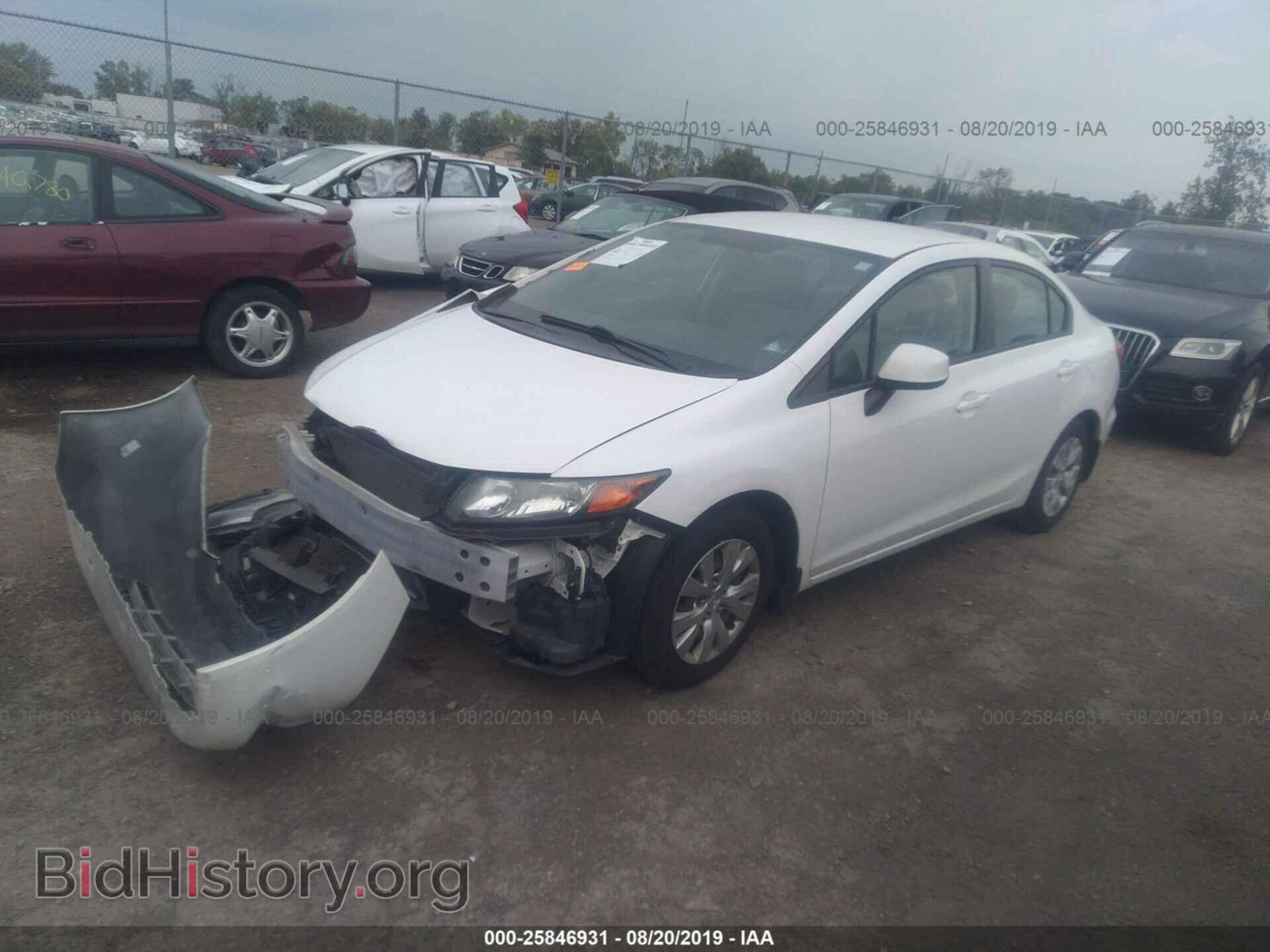 2012 HONDA CIVIC - VIN: 19XFB2F55CE022039 - Photo 2