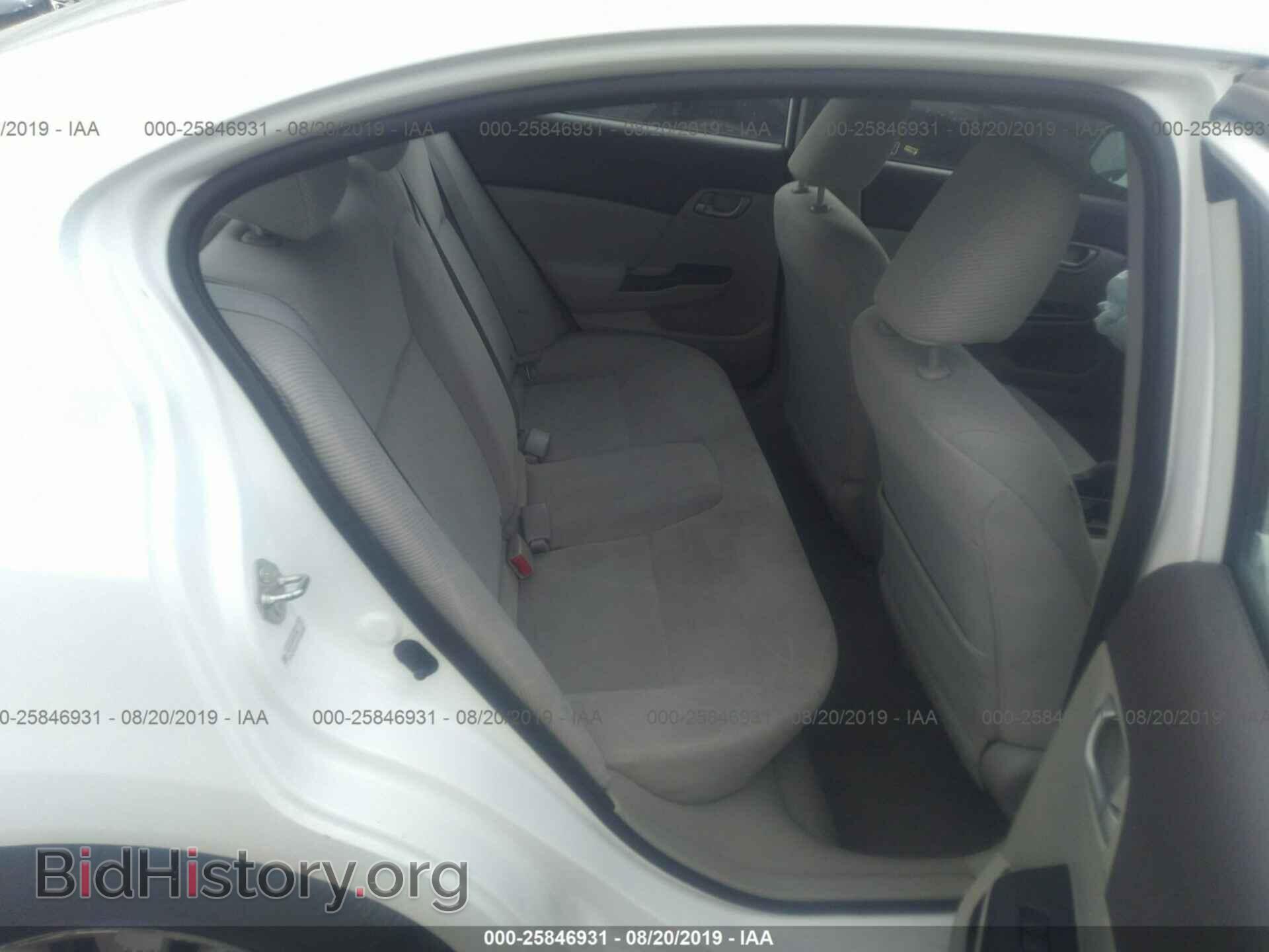 2012 HONDA CIVIC - VIN: 19XFB2F55CE022039 - Photo 8