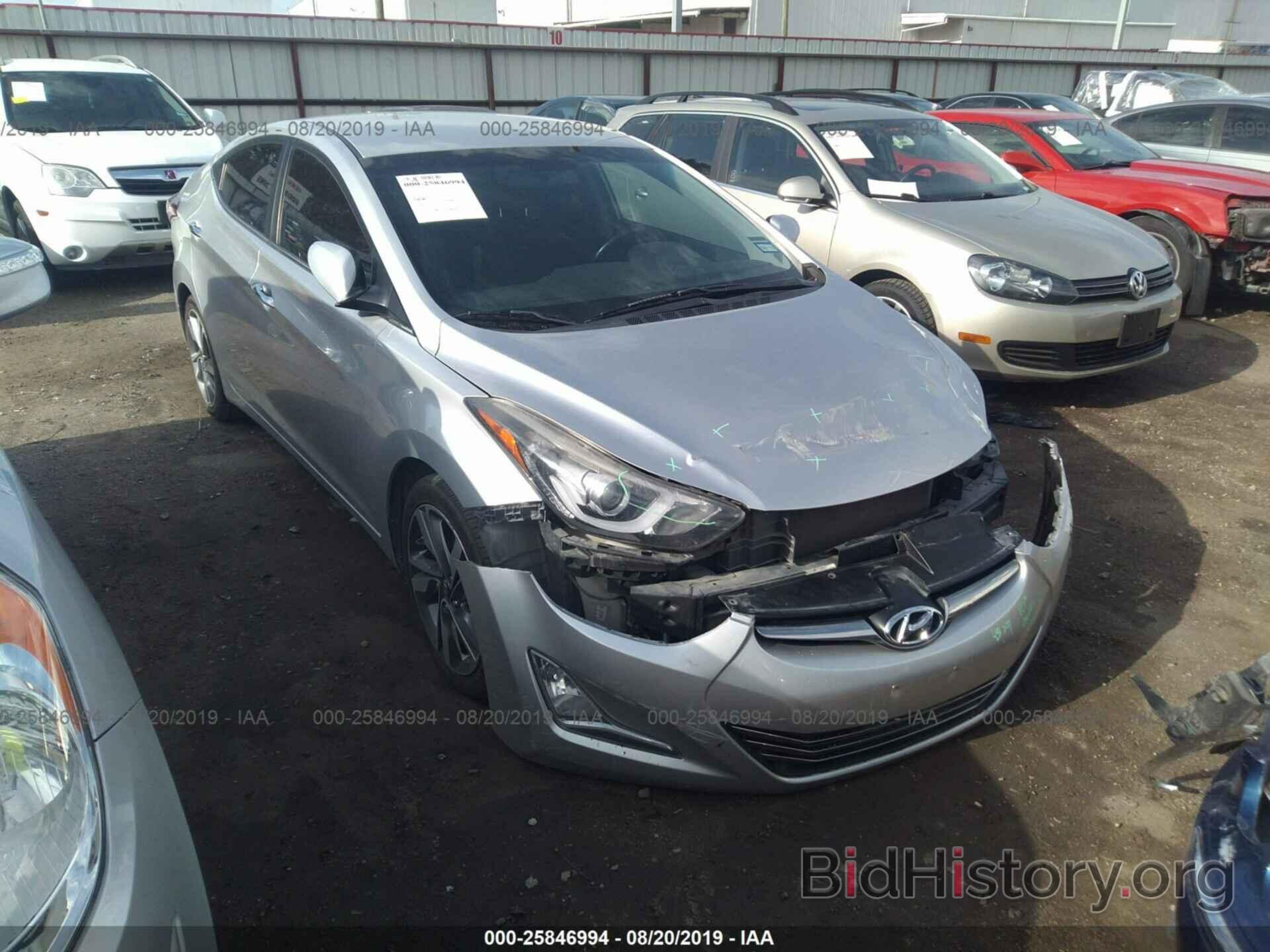 Photo 5NPDH4AE7EH524381 - HYUNDAI ELANTRA 2014