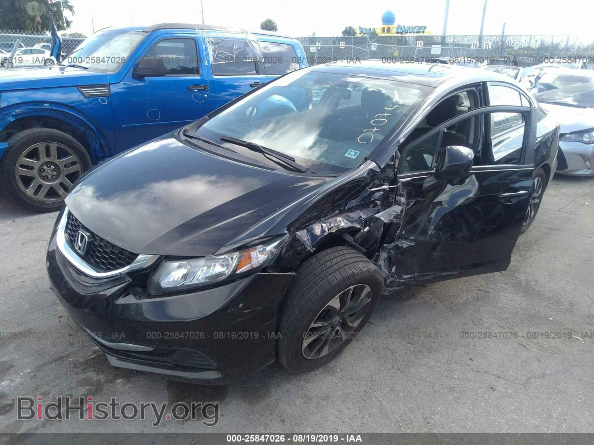 2013 HONDA CIVIC - VIN: 19XFB2F80DE070740 - Фото 2