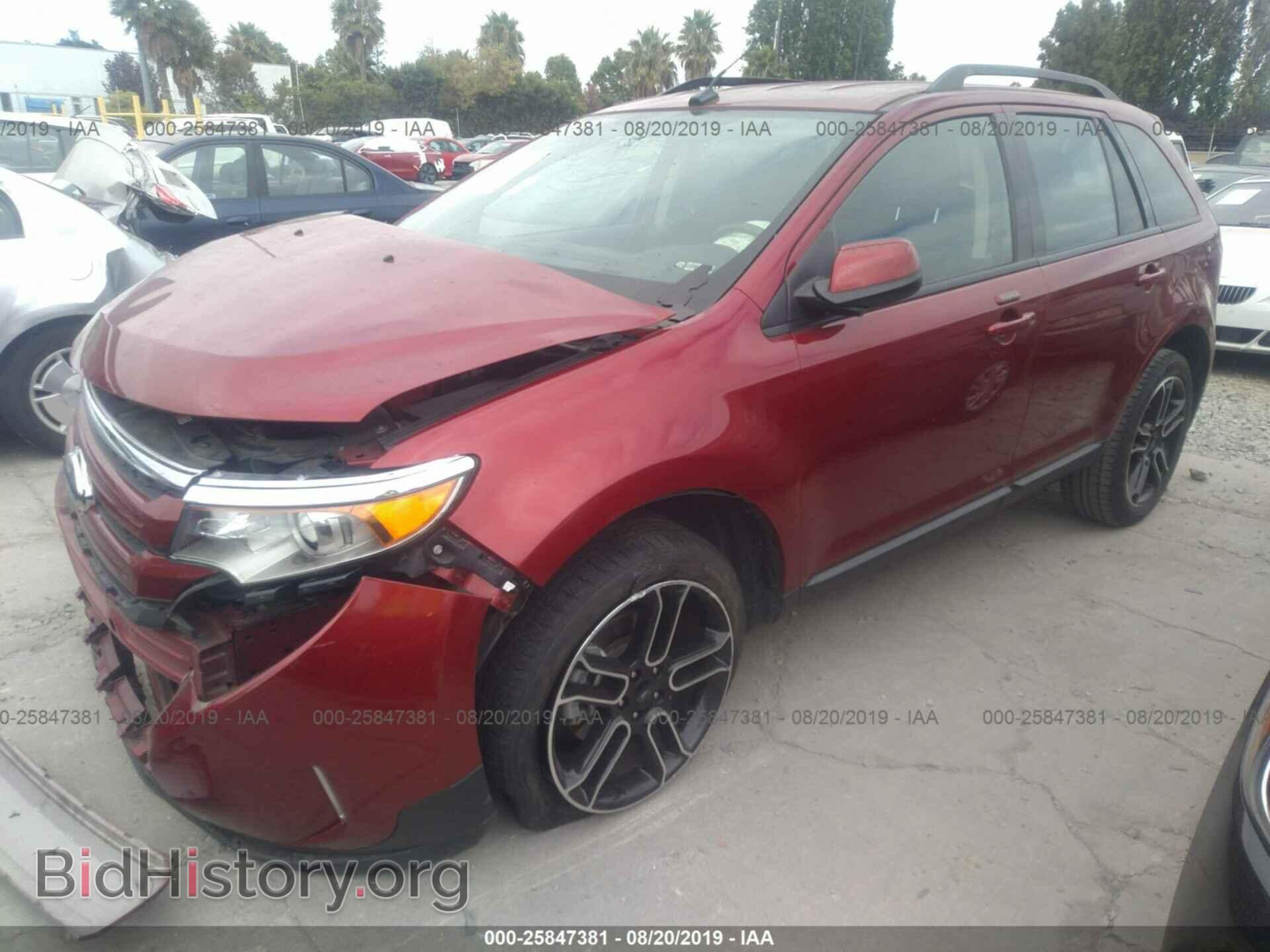 2014 FORD EDGE - VIN: 2FMDK3JC0EBB67790 - Фото 2