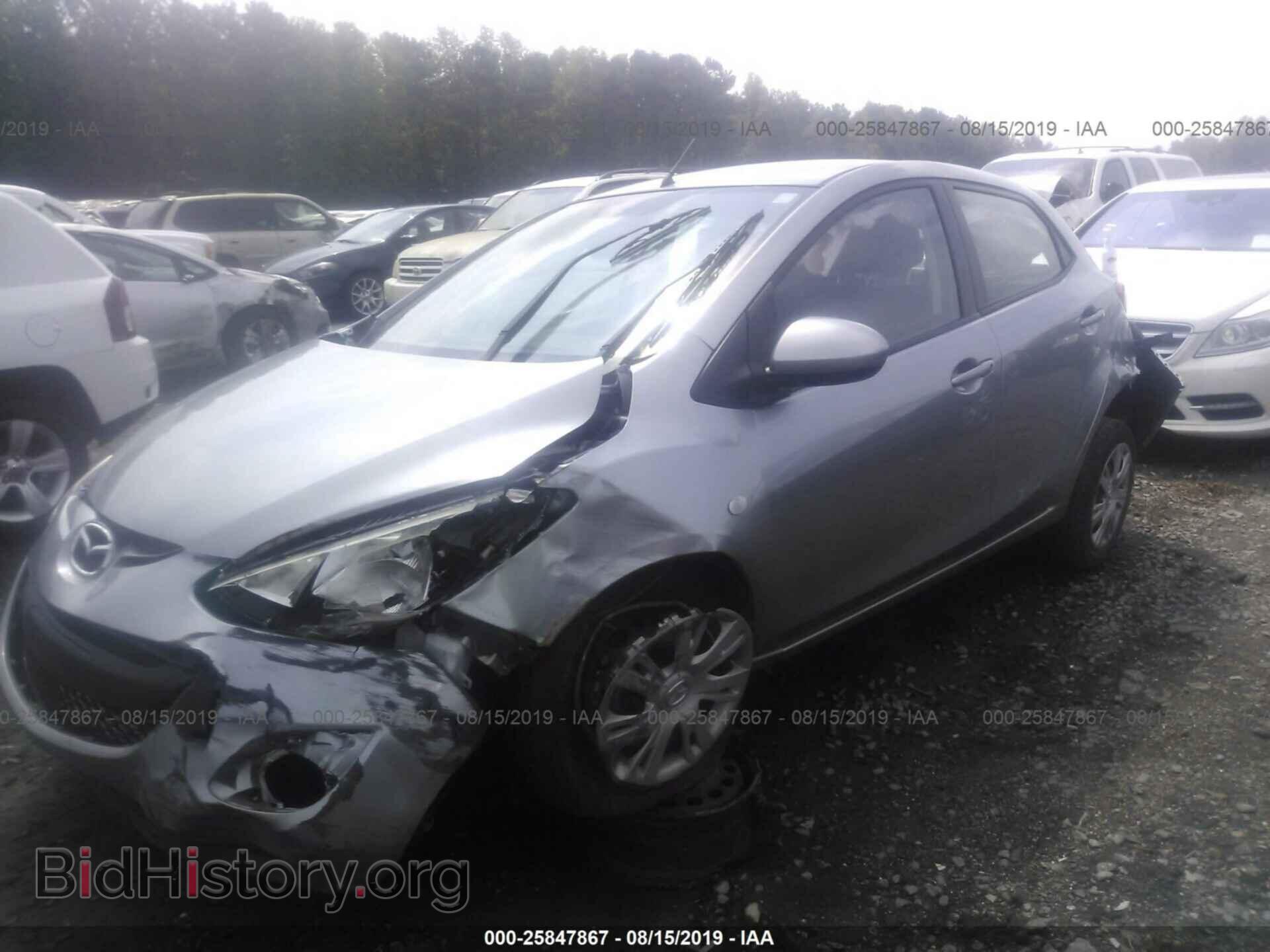 2013 MAZDA MAZDA2 - VIN: JM1DE1KY1D0152998 - Фото 2