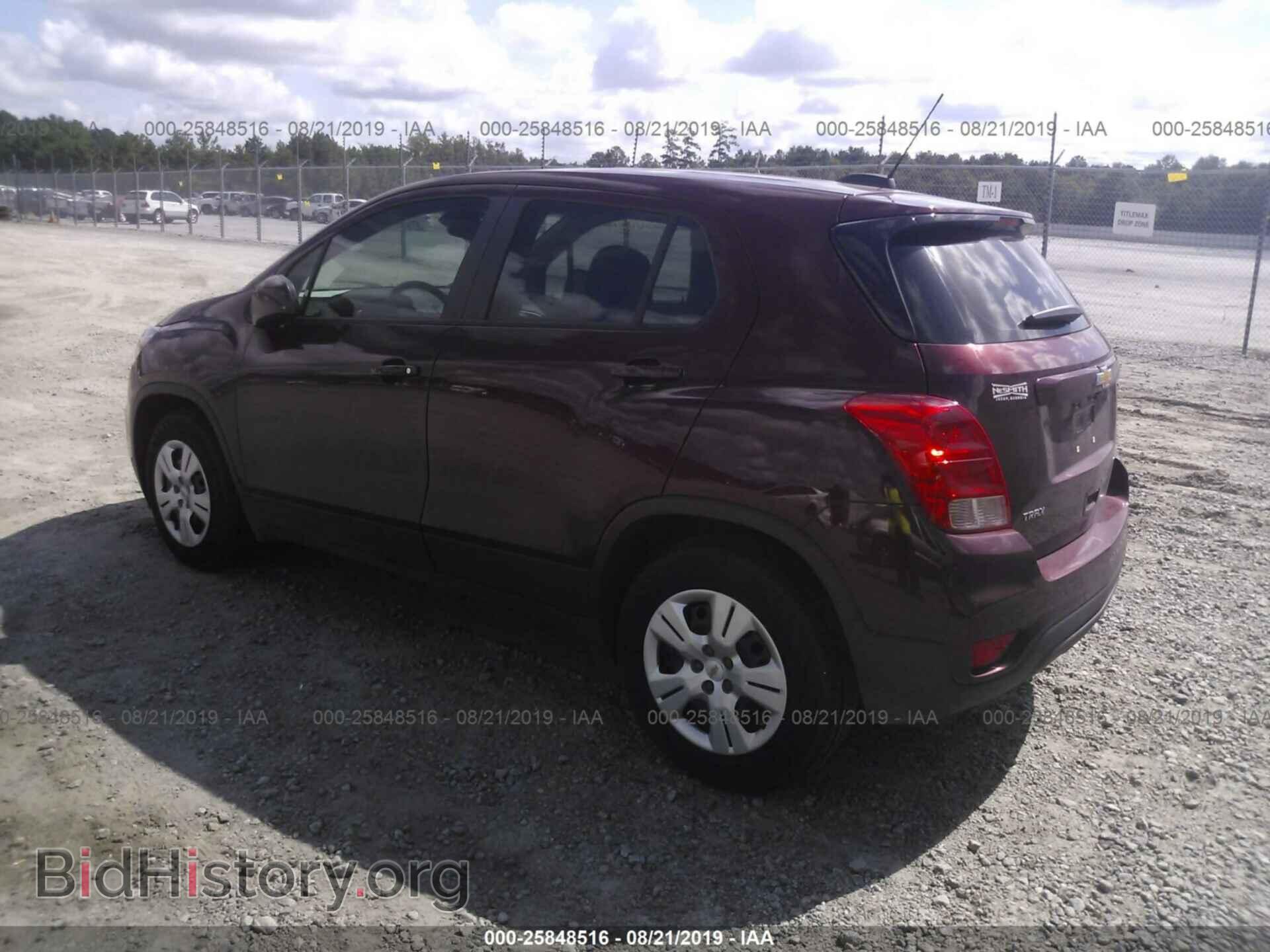 2017 CHEVROLET TRAX - VIN: 3GNCJKSB2HL164876 - Фото 3