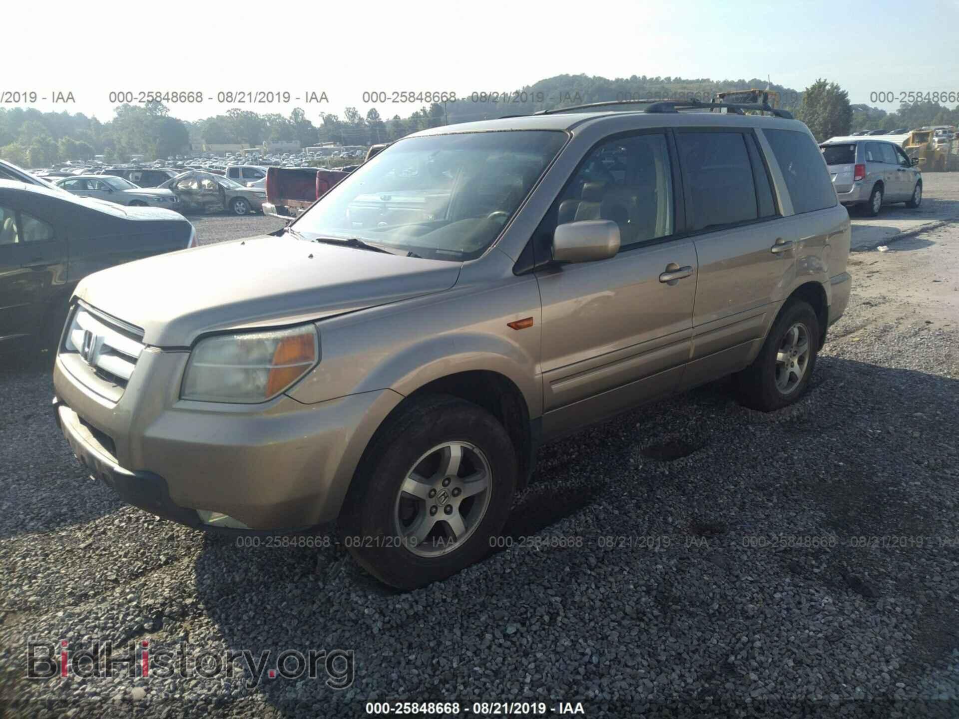 2006 HONDA PILOT - VIN: 5FNYF18606B017942 - Фото 2