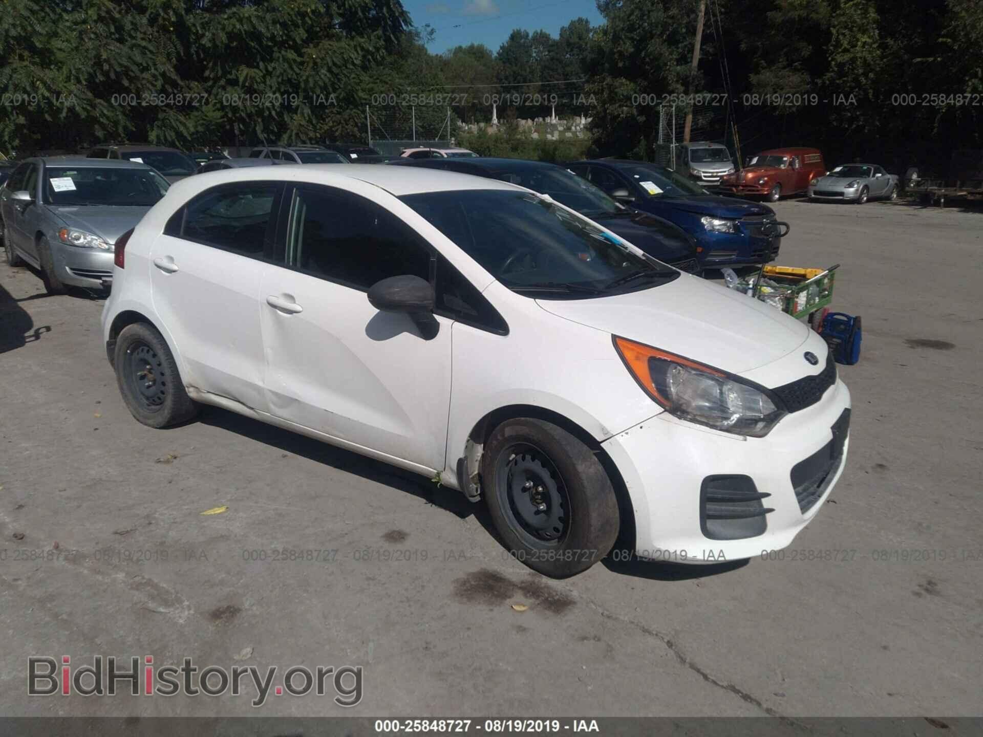 Фотография KNADM5A38G6658360 - KIA RIO 2016