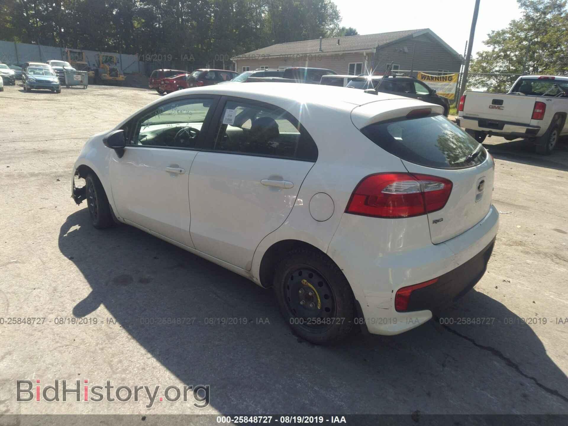 2016 KIA RIO - VIN: KNADM5A38G6658360 - Фото 3